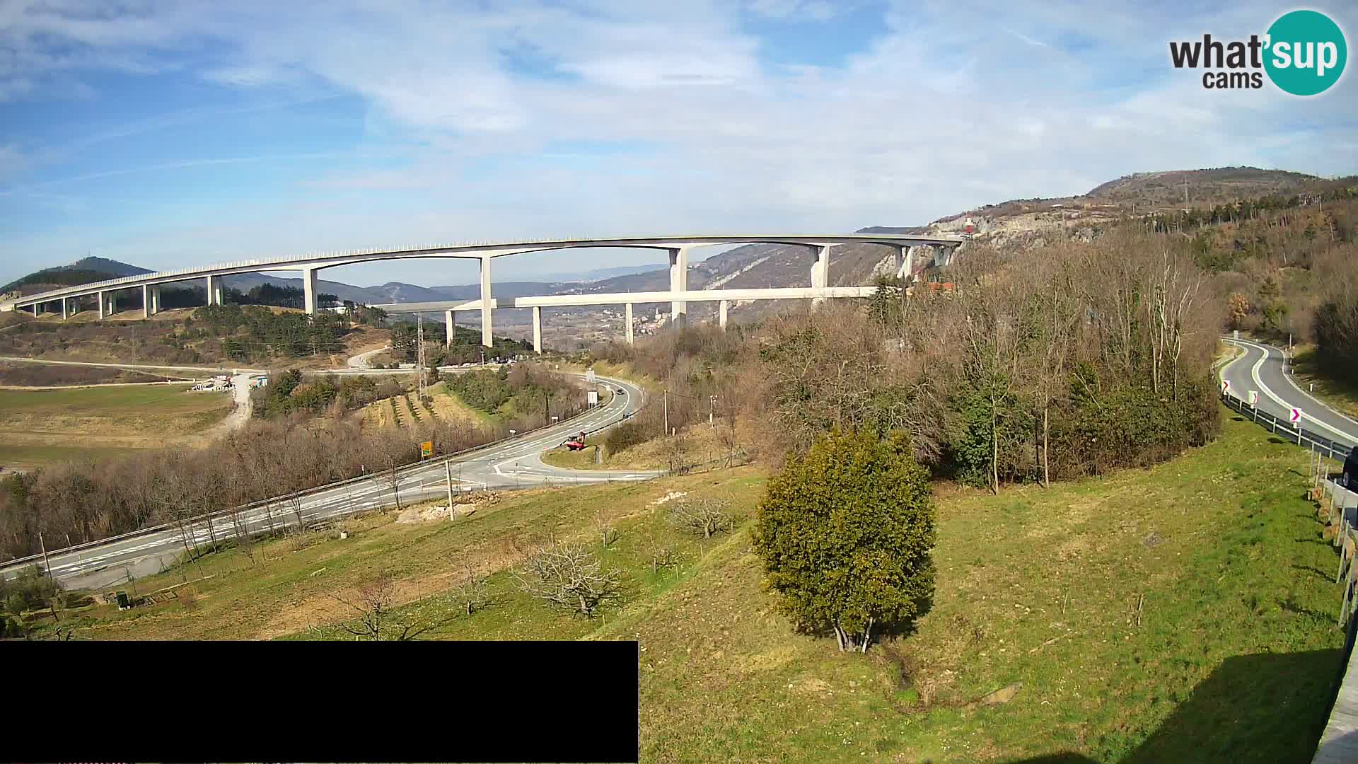 Live cam Črni Kal Viaduc – Viki Burger