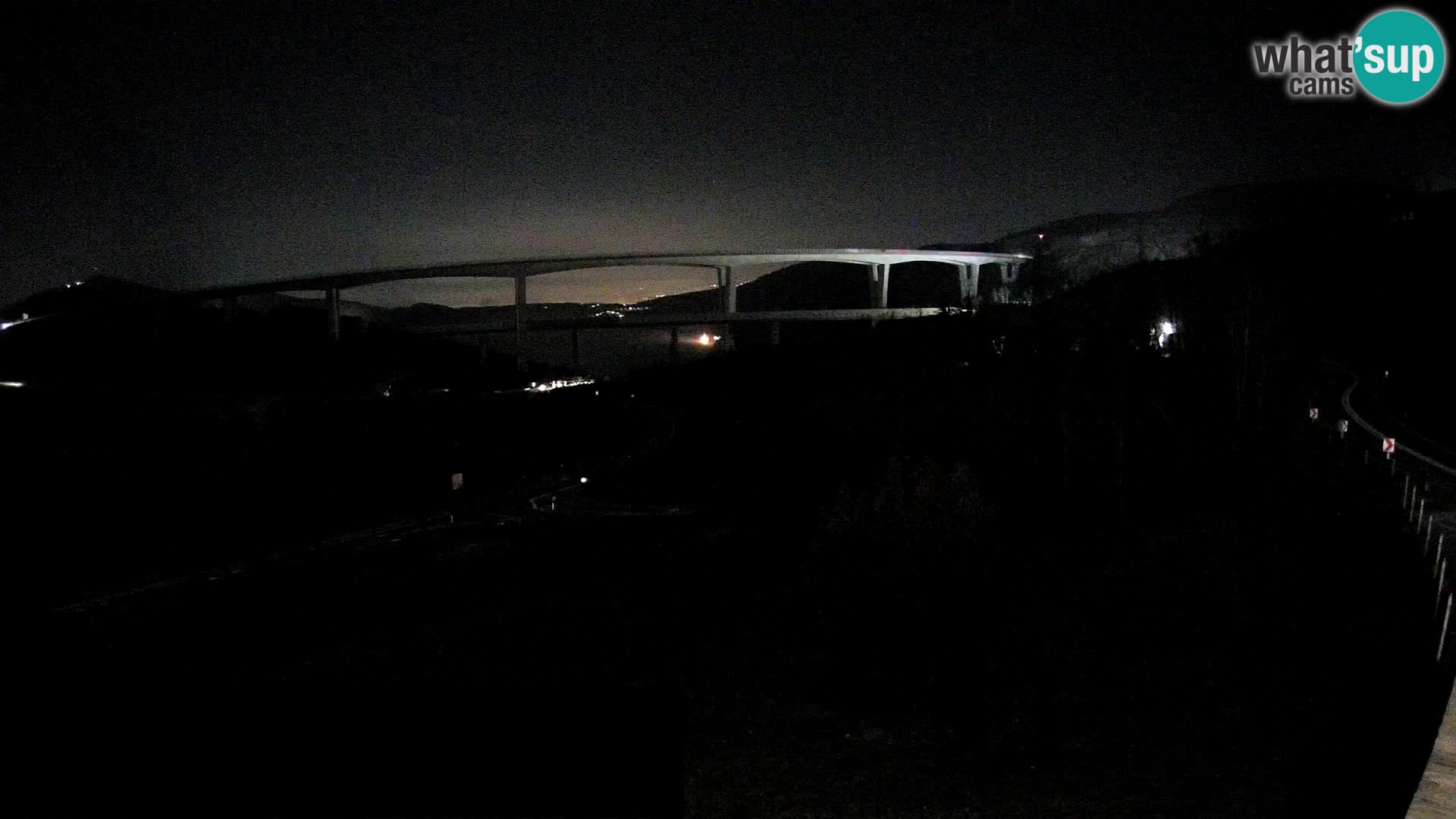 Webcam Črni Kal Viaduct – view from Viki Burger