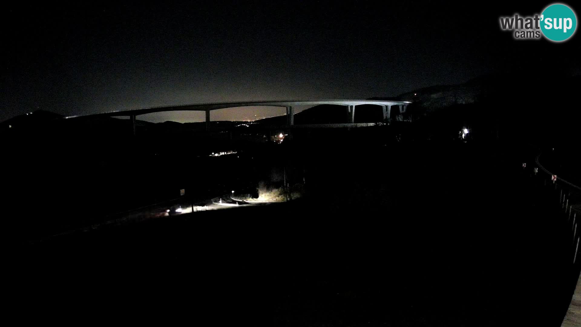 Livecam  Črni Kal Viadotto – panorama dal Viki Burger