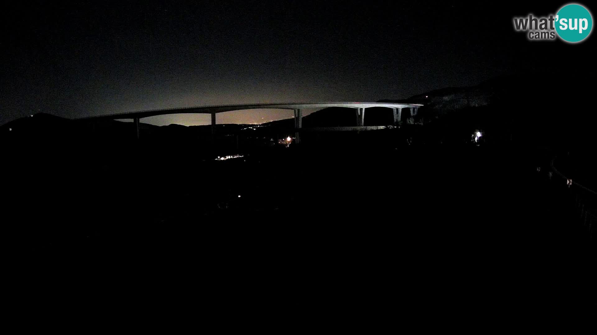 Livecam  Črni Kal Viadotto – panorama dal Viki Burger