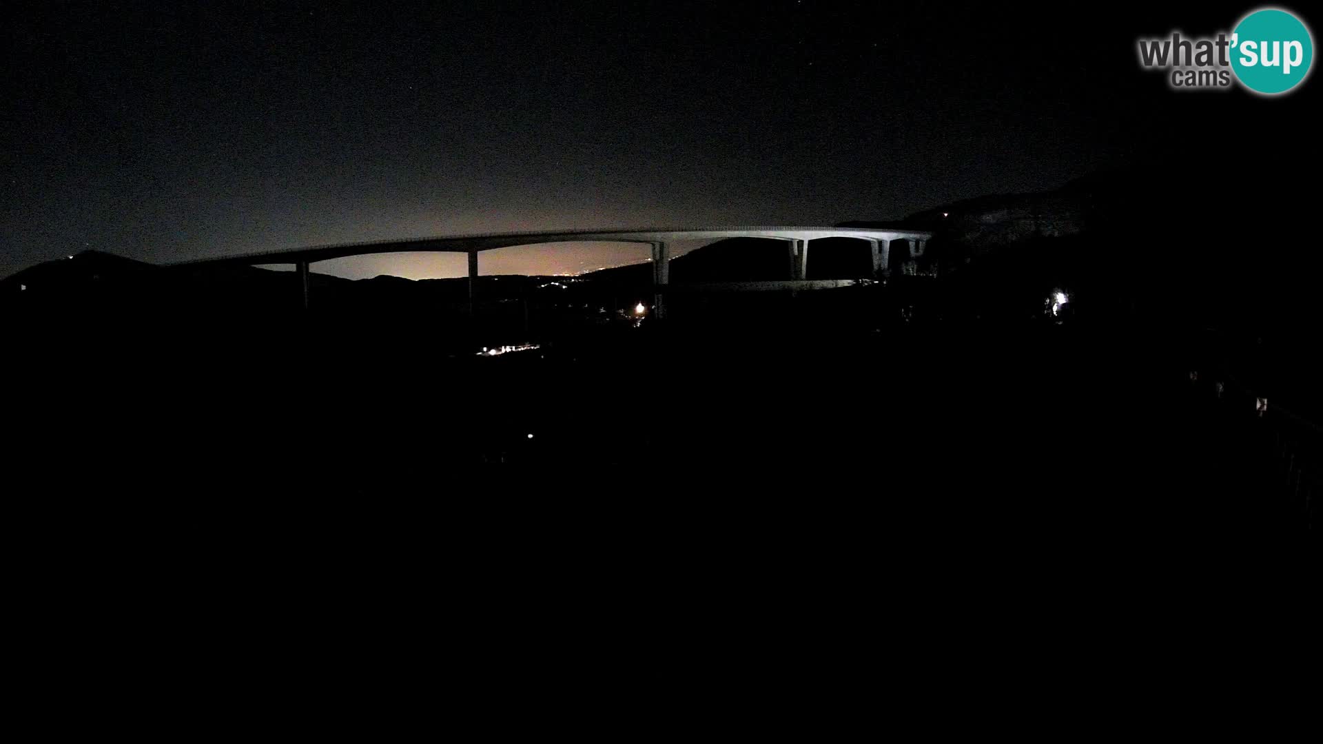 Livecam  Črni Kal Viadotto – panorama dal Viki Burger