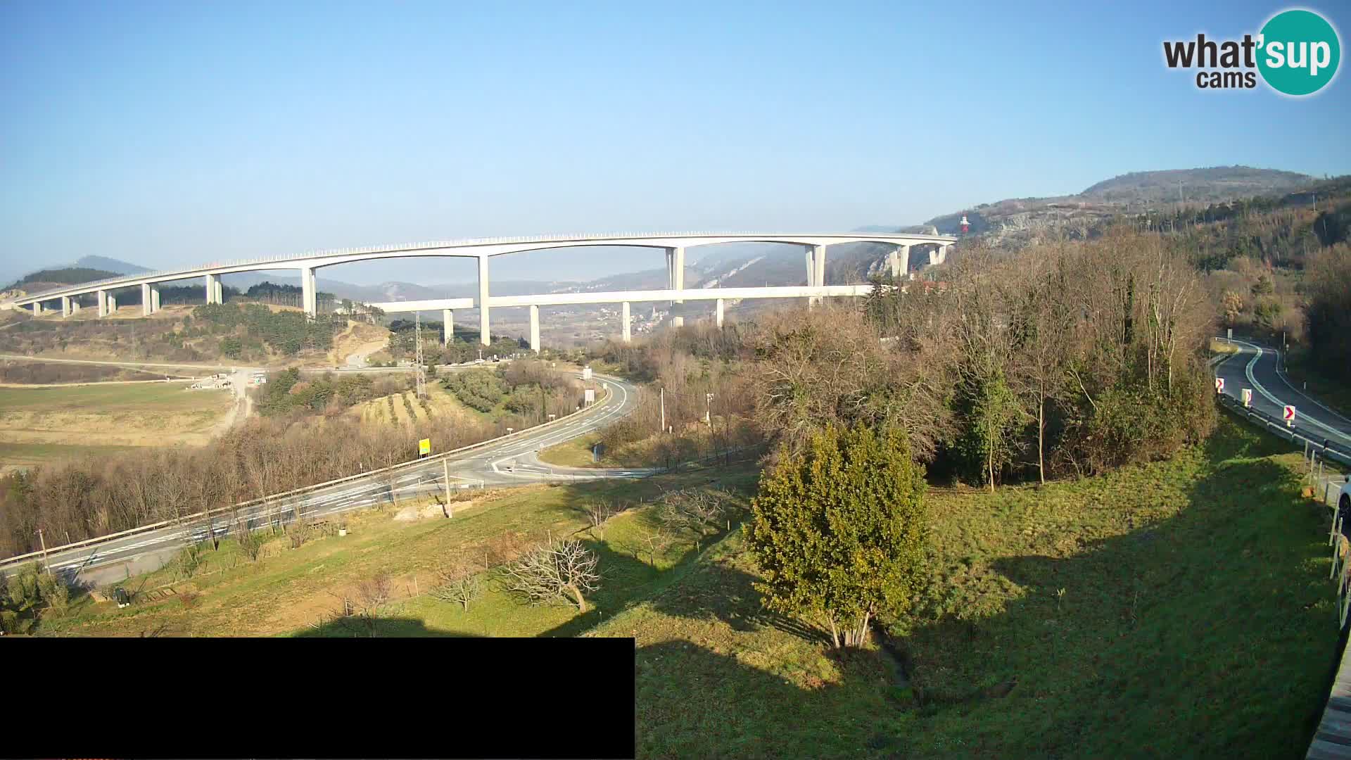 Webcam Črni Kal Viadukt – Viki Burger
