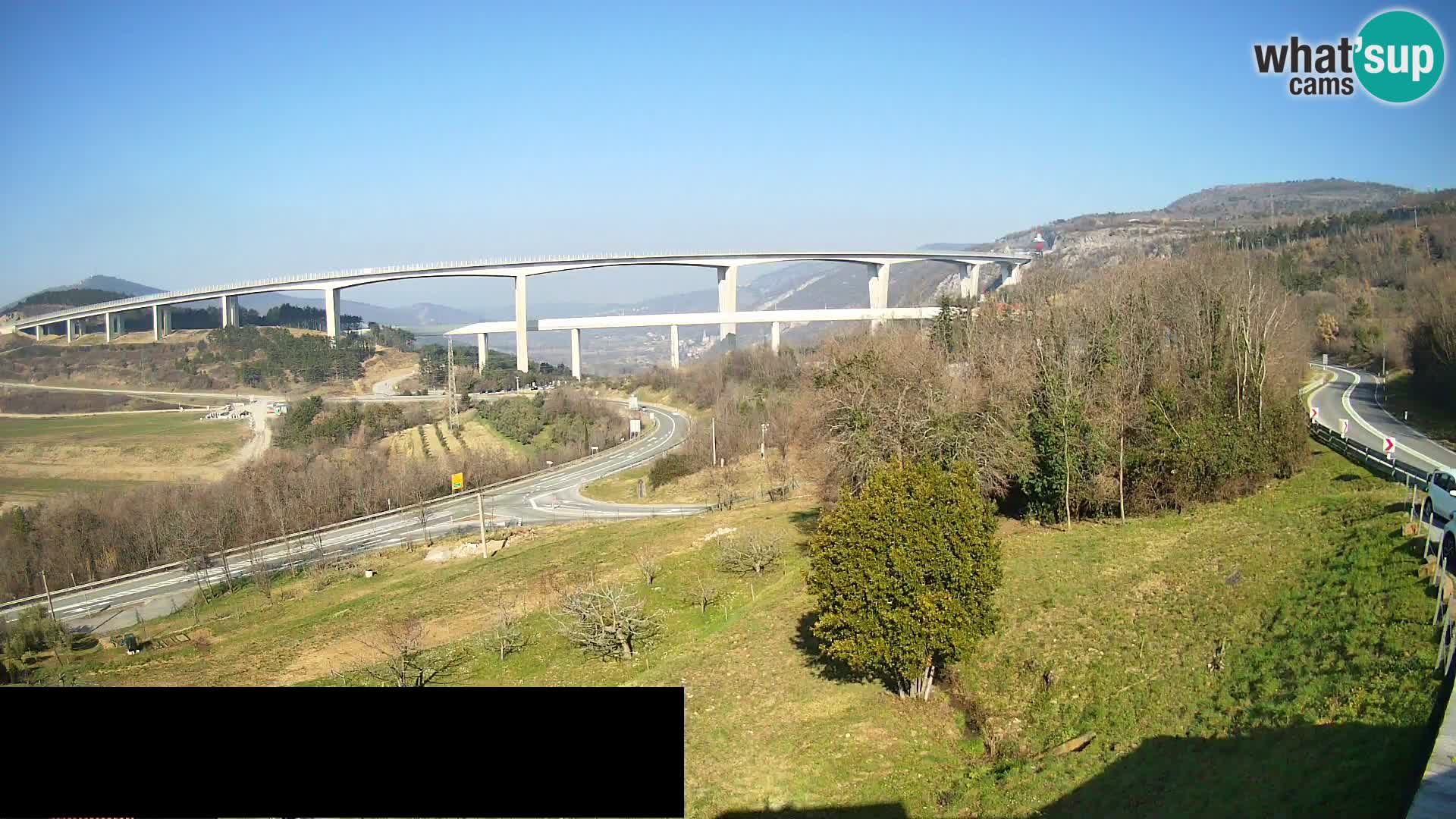 Camera en vivo Črni Kal Viaducto – Viki Burger