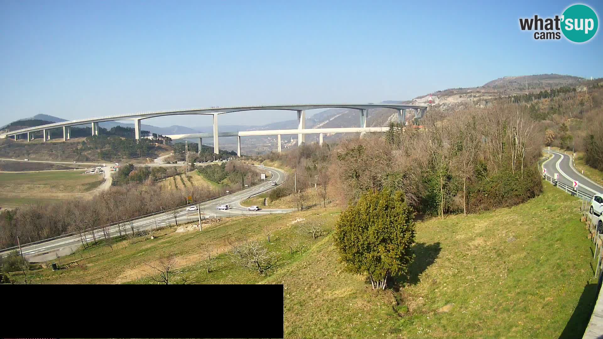 Camera en vivo Črni Kal Viaducto – Viki Burger