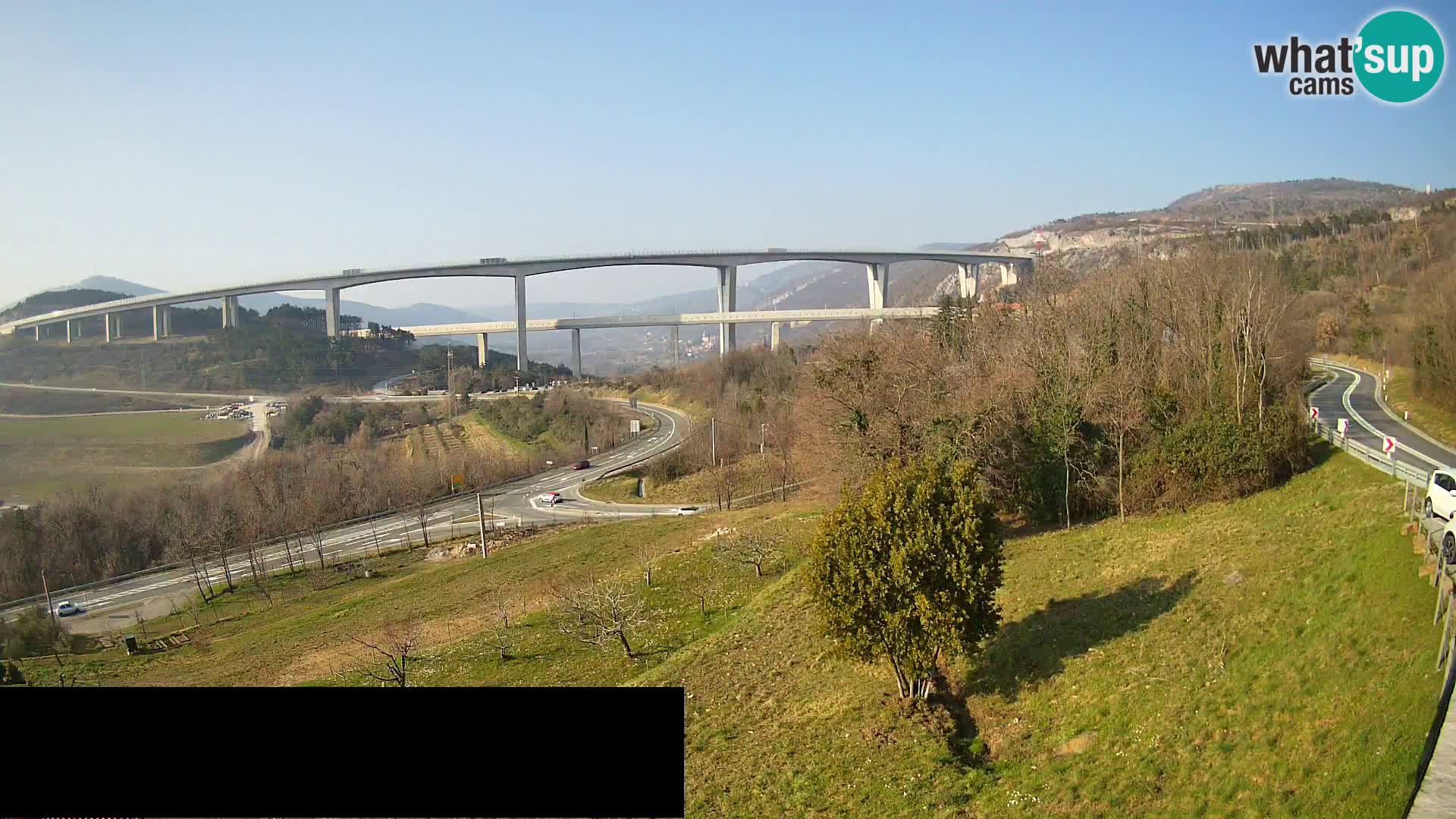 Camera en vivo Črni Kal Viaducto – Viki Burger