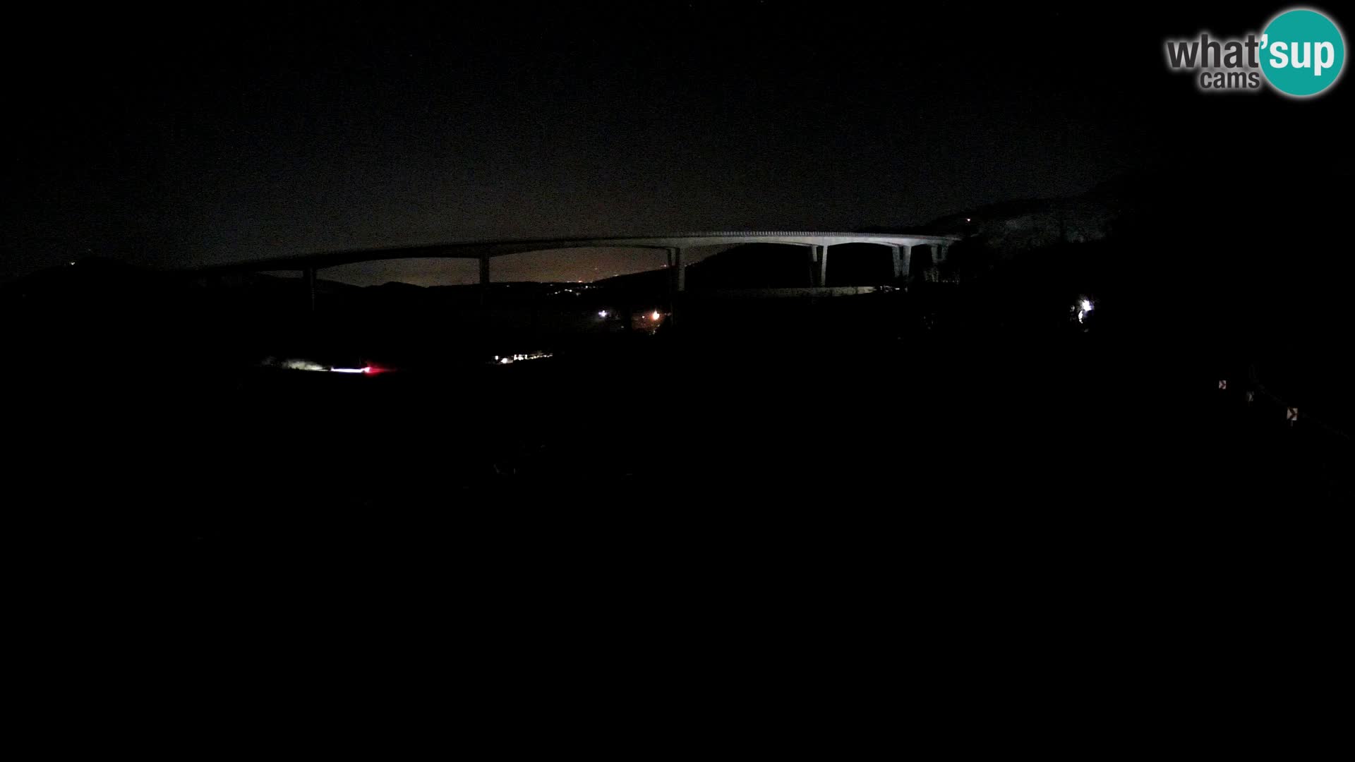 Livecam  Črni Kal Viadotto – panorama dal Viki Burger