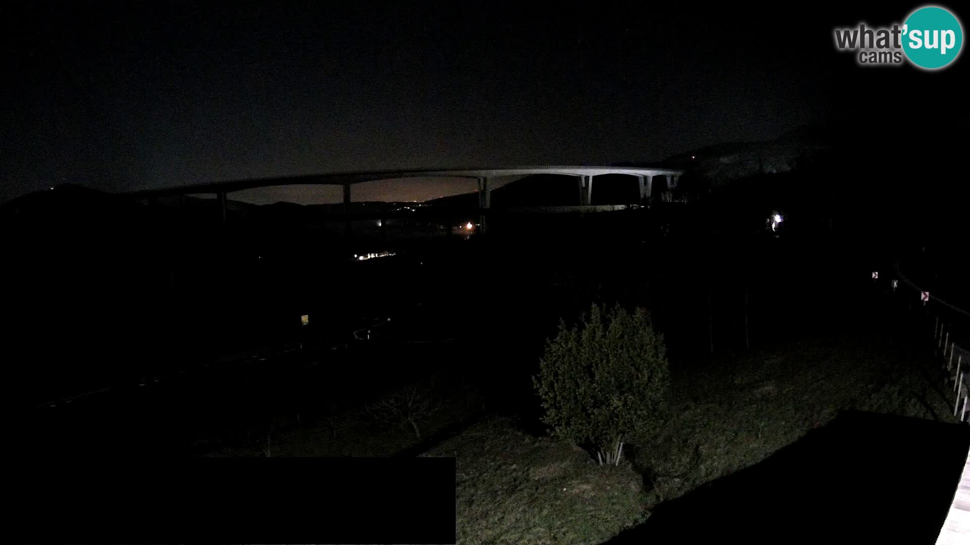 Livecam  Črni Kal Viadotto – panorama dal Viki Burger