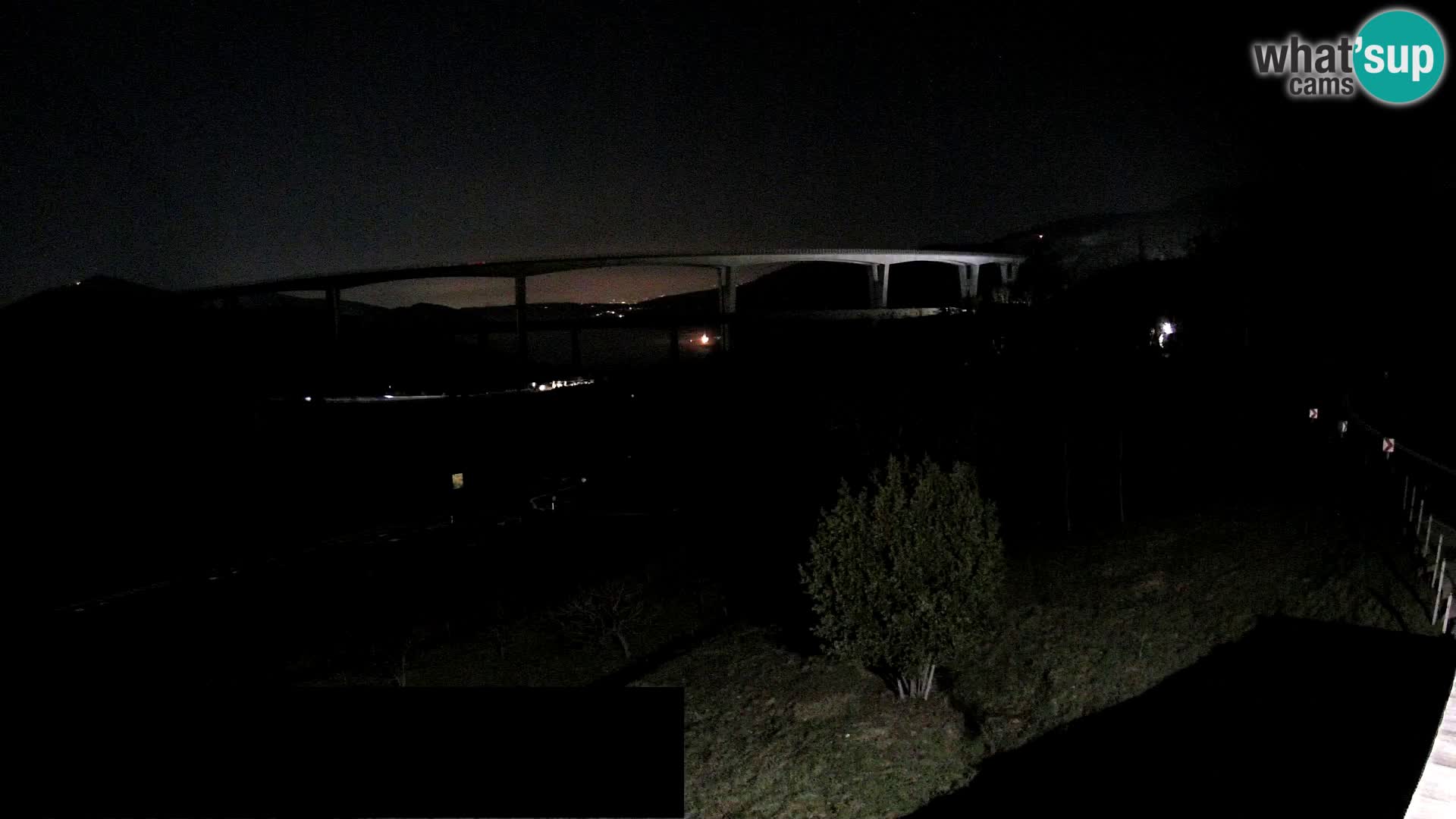 Livecam  Črni Kal Viadotto – panorama dal Viki Burger