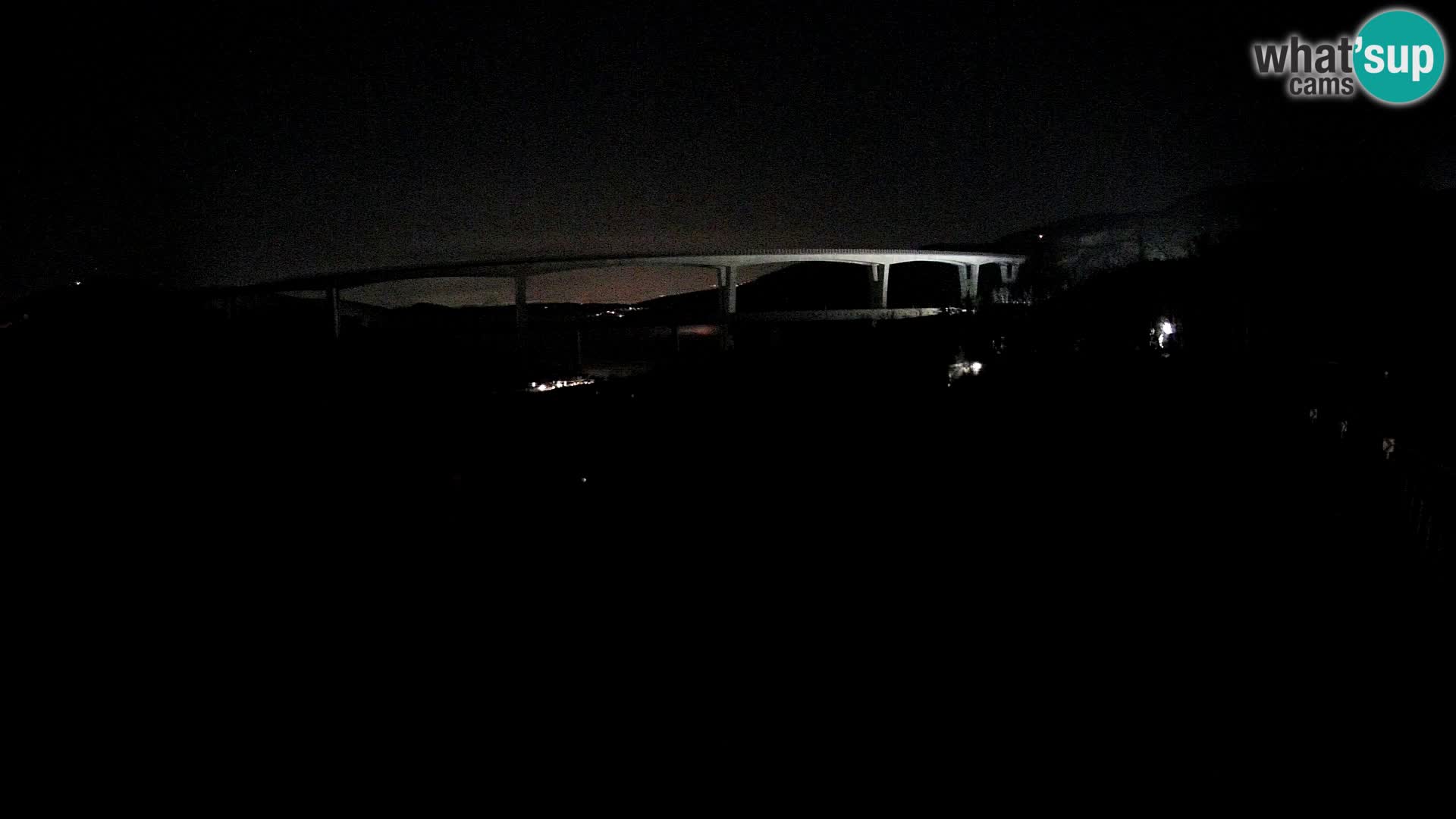 Webcam Črni Kal Viaduct – view from Viki Burger