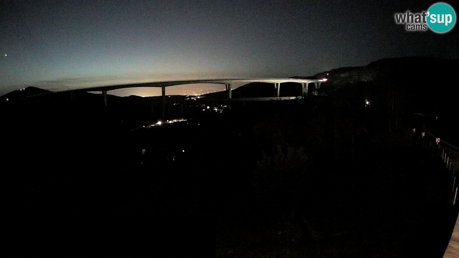 Web kamera Črni Kal Viadukt – pogled sa Viki Burgerja