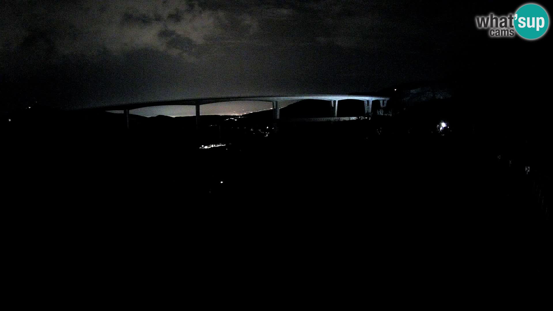 Livecam  Črni Kal Viadotto – panorama dal Viki Burger