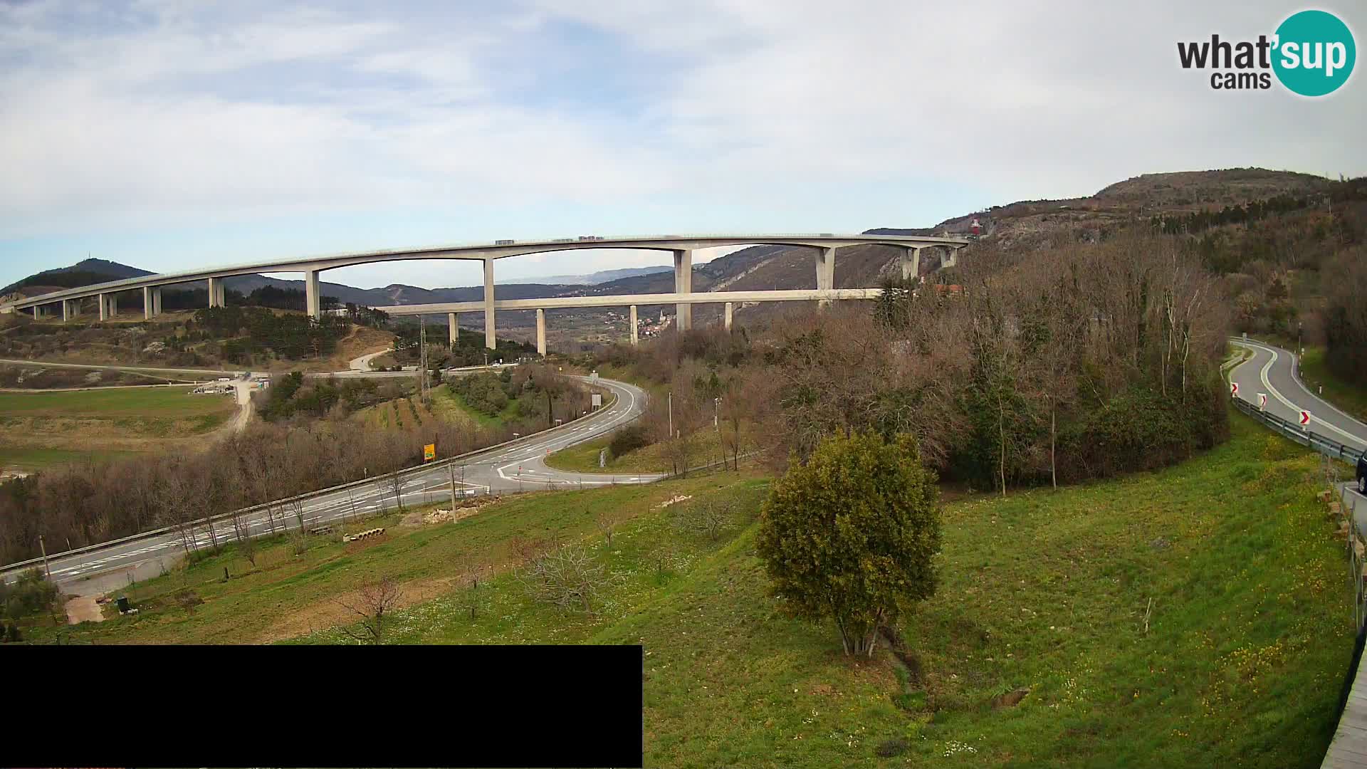 Camera en vivo Črni Kal Viaducto – Viki Burger
