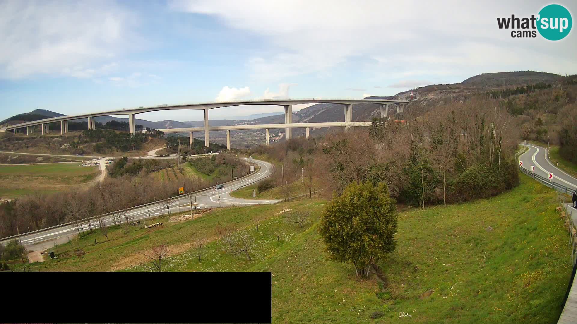 Camera en vivo Črni Kal Viaducto – Viki Burger
