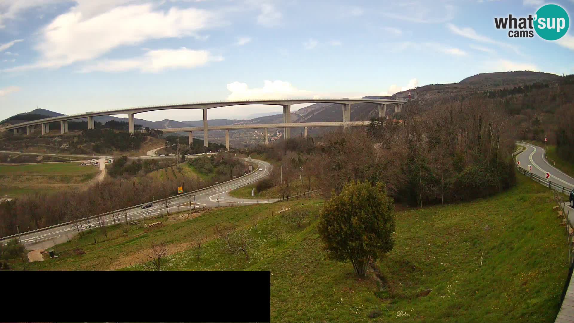 Camera en vivo Črni Kal Viaducto – Viki Burger