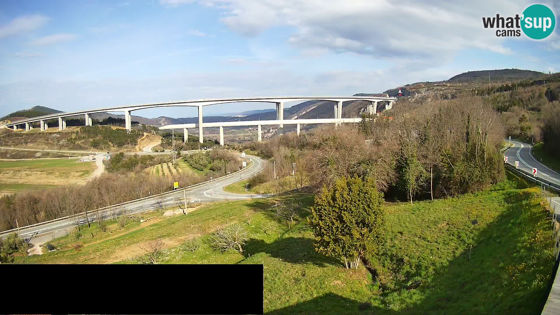 Camera en vivo Črni Kal Viaducto – Viki Burger