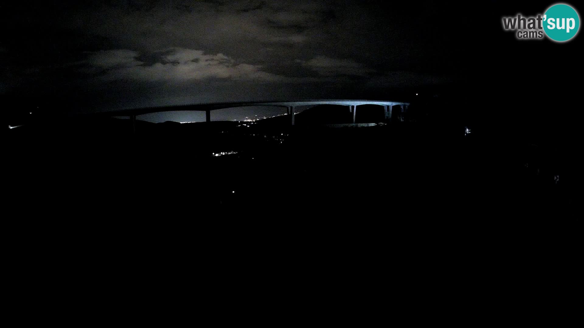 Livecam  Črni Kal Viadotto – panorama dal Viki Burger