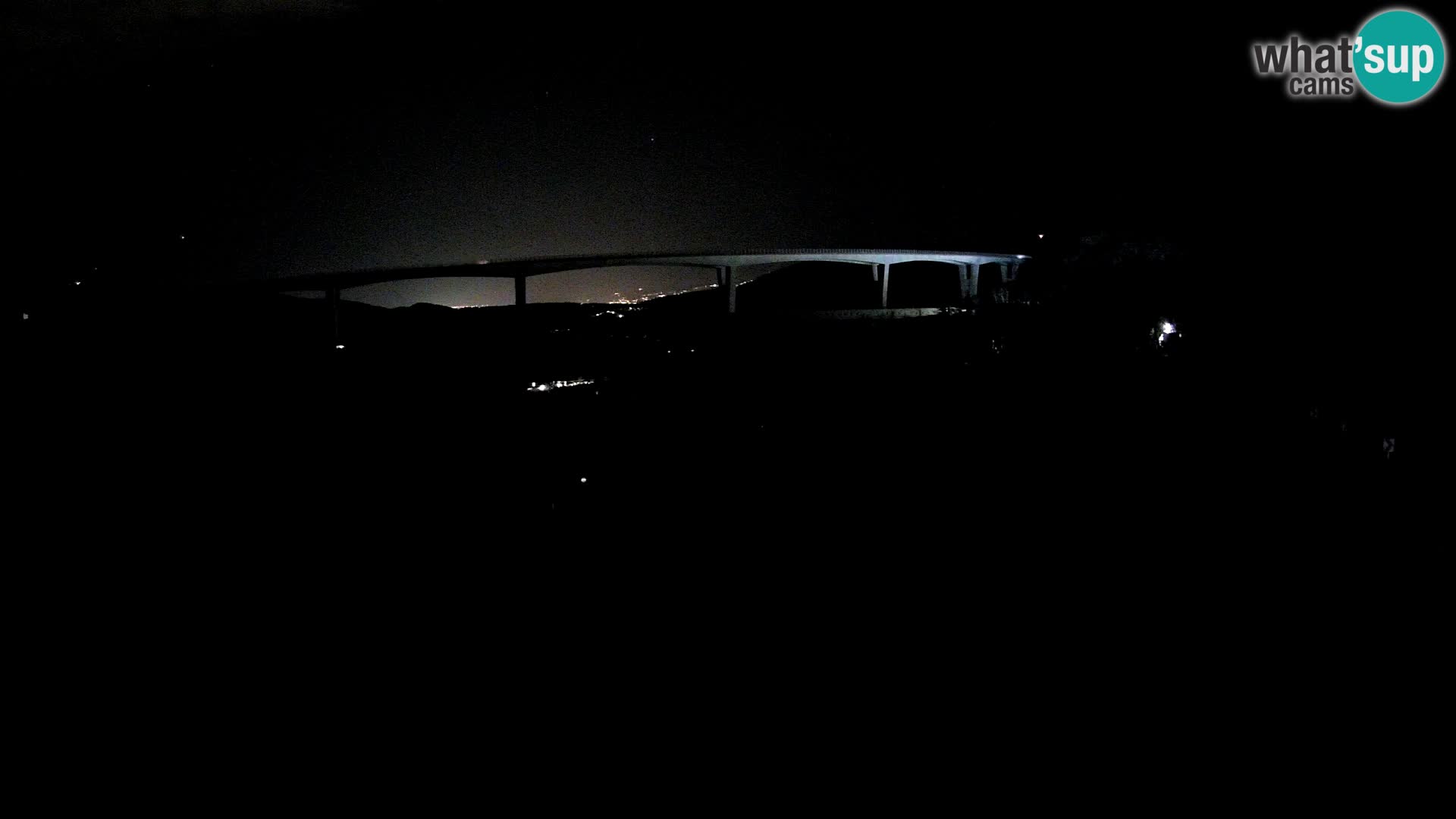 Webcam Črni Kal Viaduct – view from Viki Burger