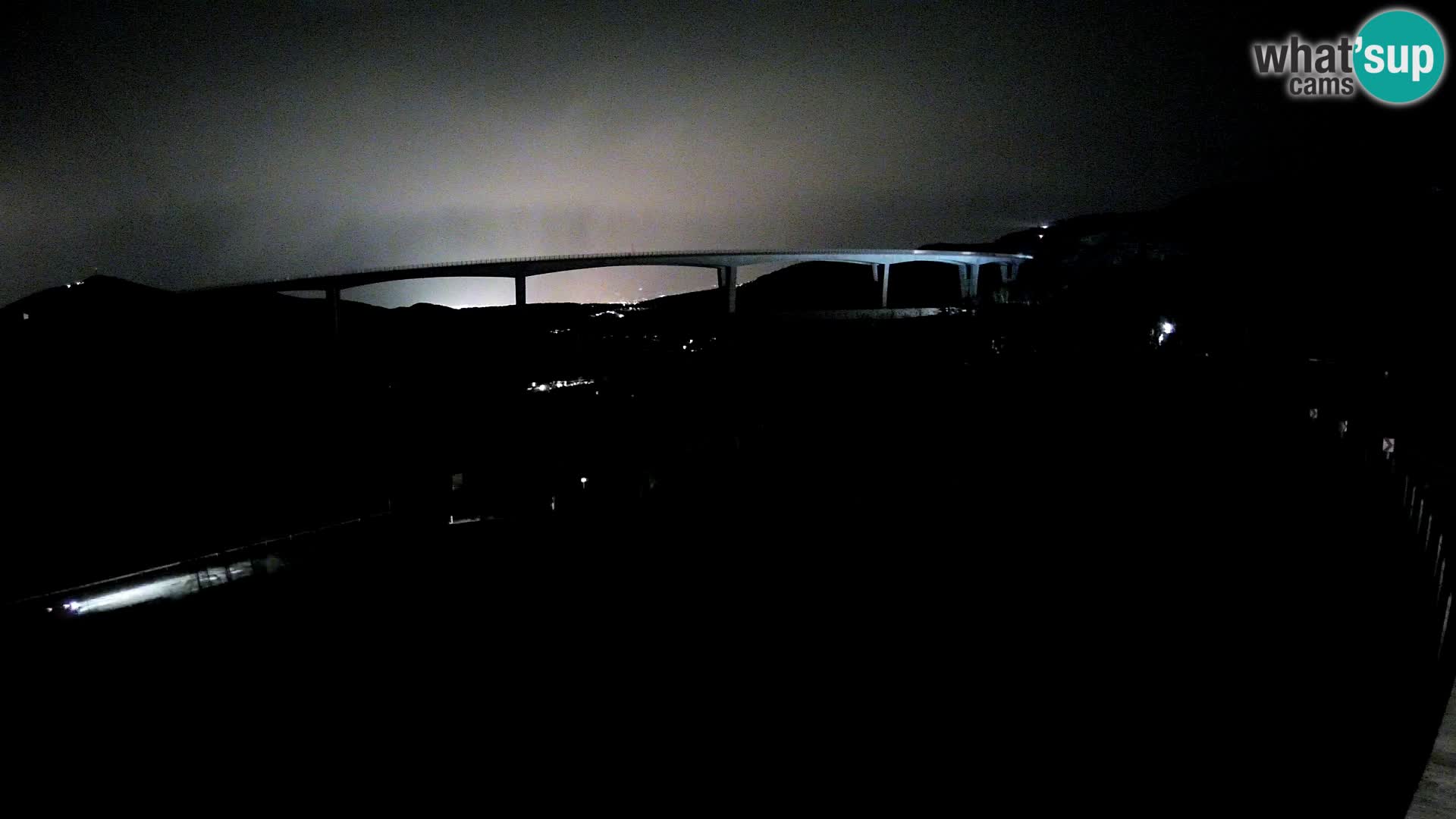 Webcam Črni Kal Viaduct – view from Viki Burger