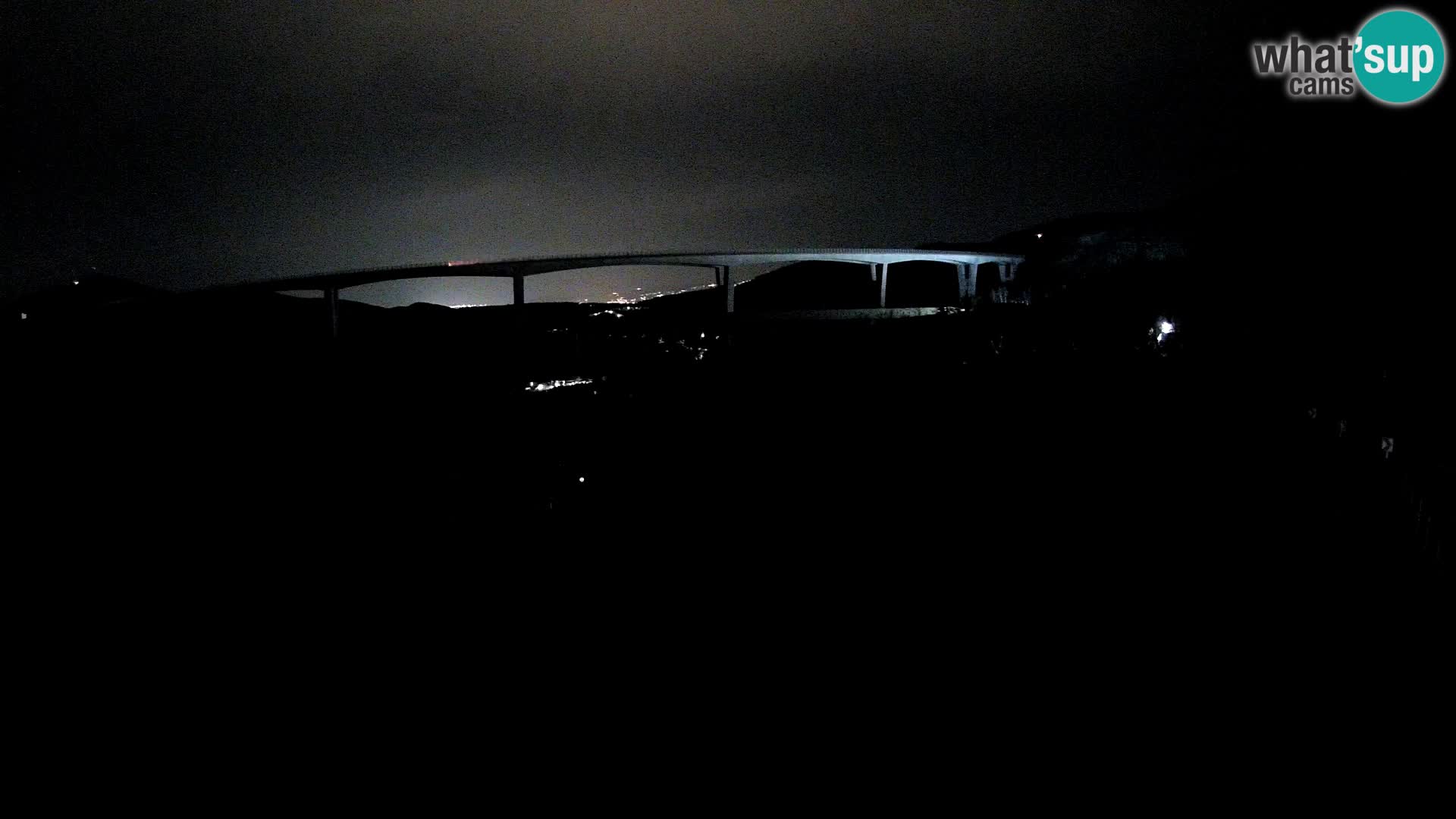 Livecam  Črni Kal Viadotto – panorama dal Viki Burger