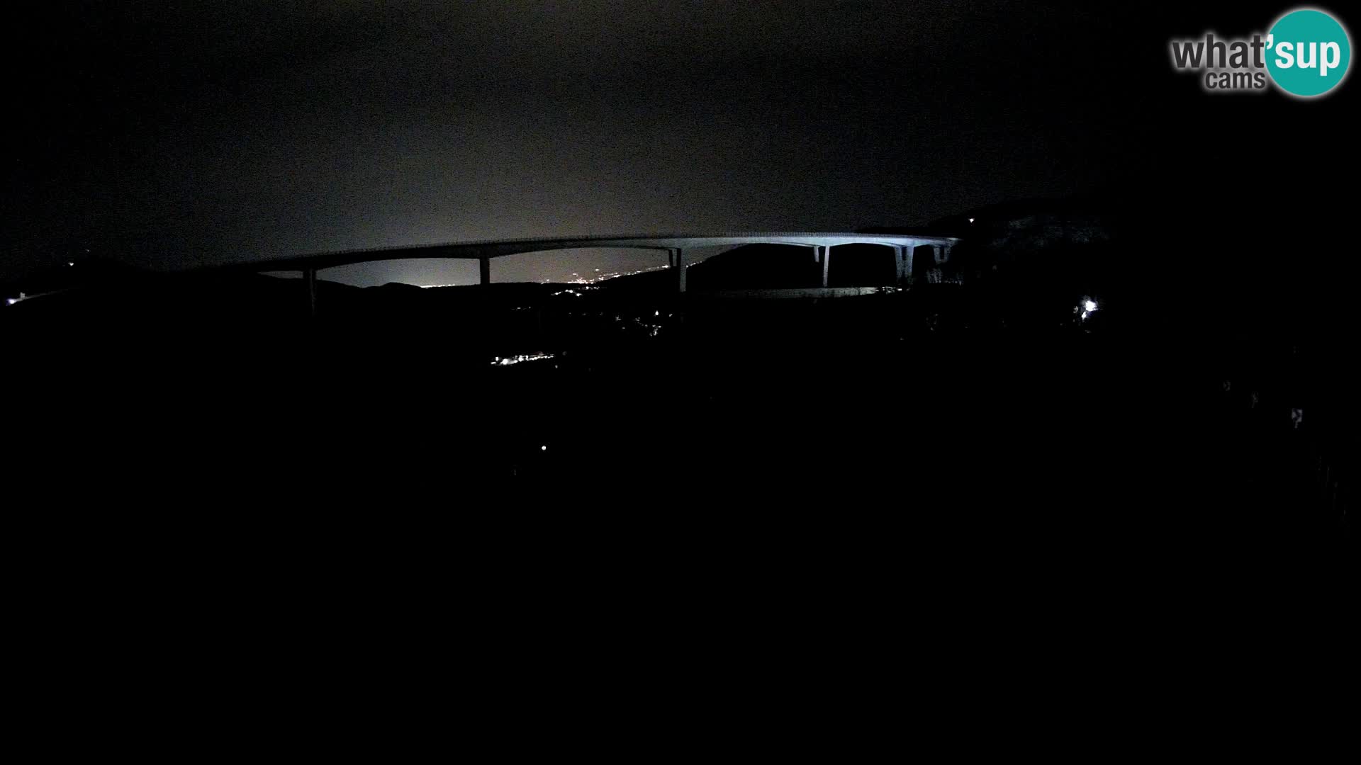Livecam  Črni Kal Viadotto – panorama dal Viki Burger