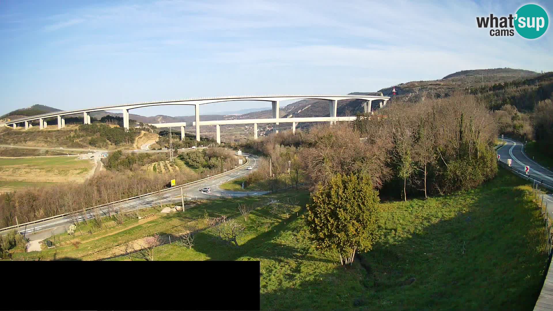 Webcam Črni Kal Viadukt – Viki Burger