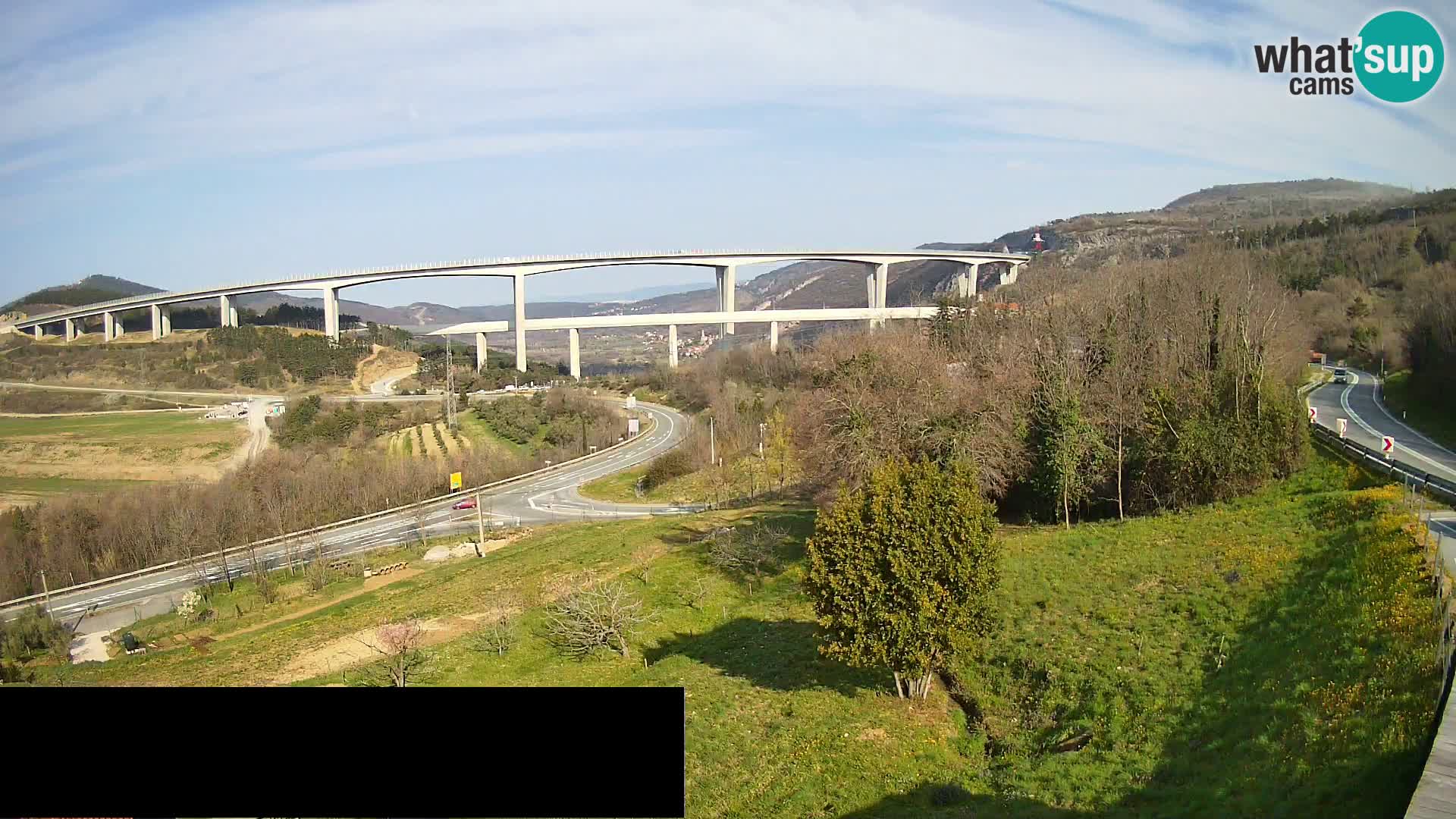Live cam Črni Kal Viaduc – Viki Burger