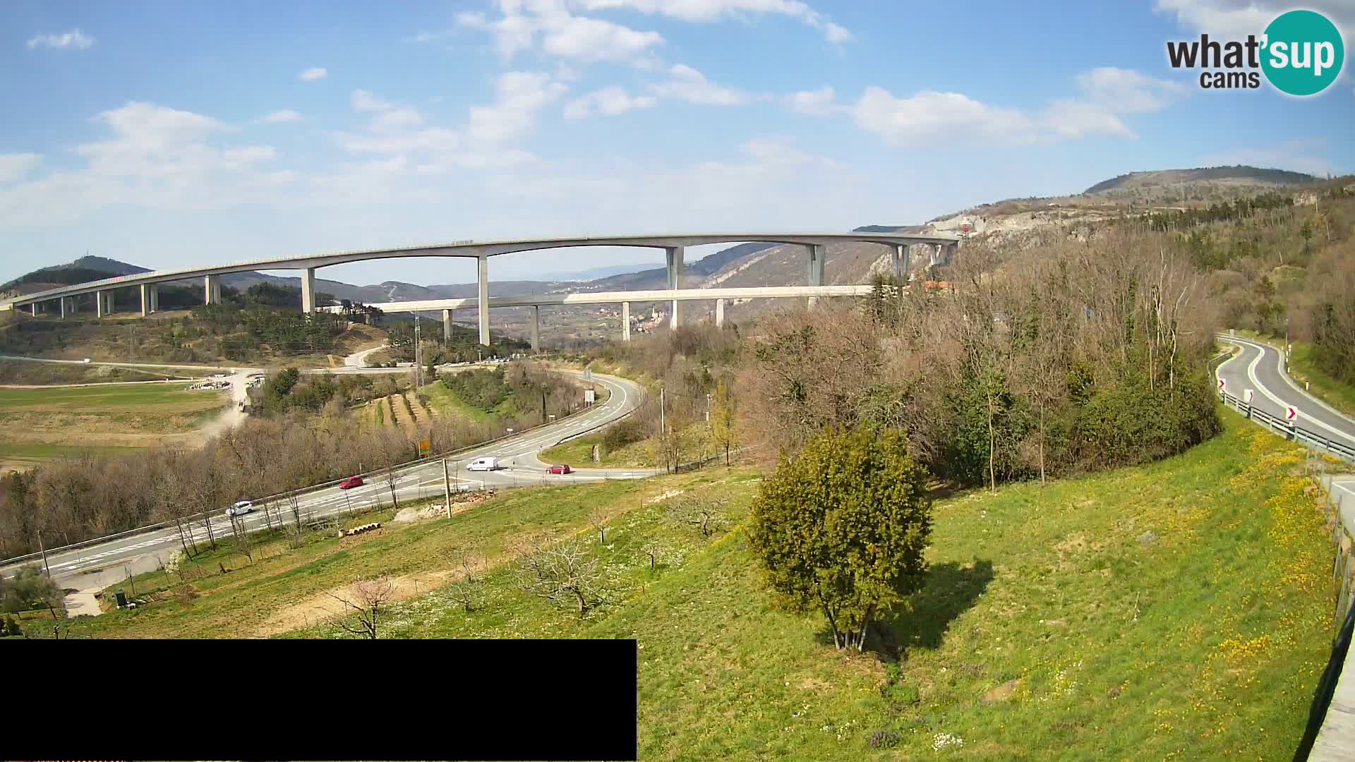Camera en vivo Črni Kal Viaducto – Viki Burger