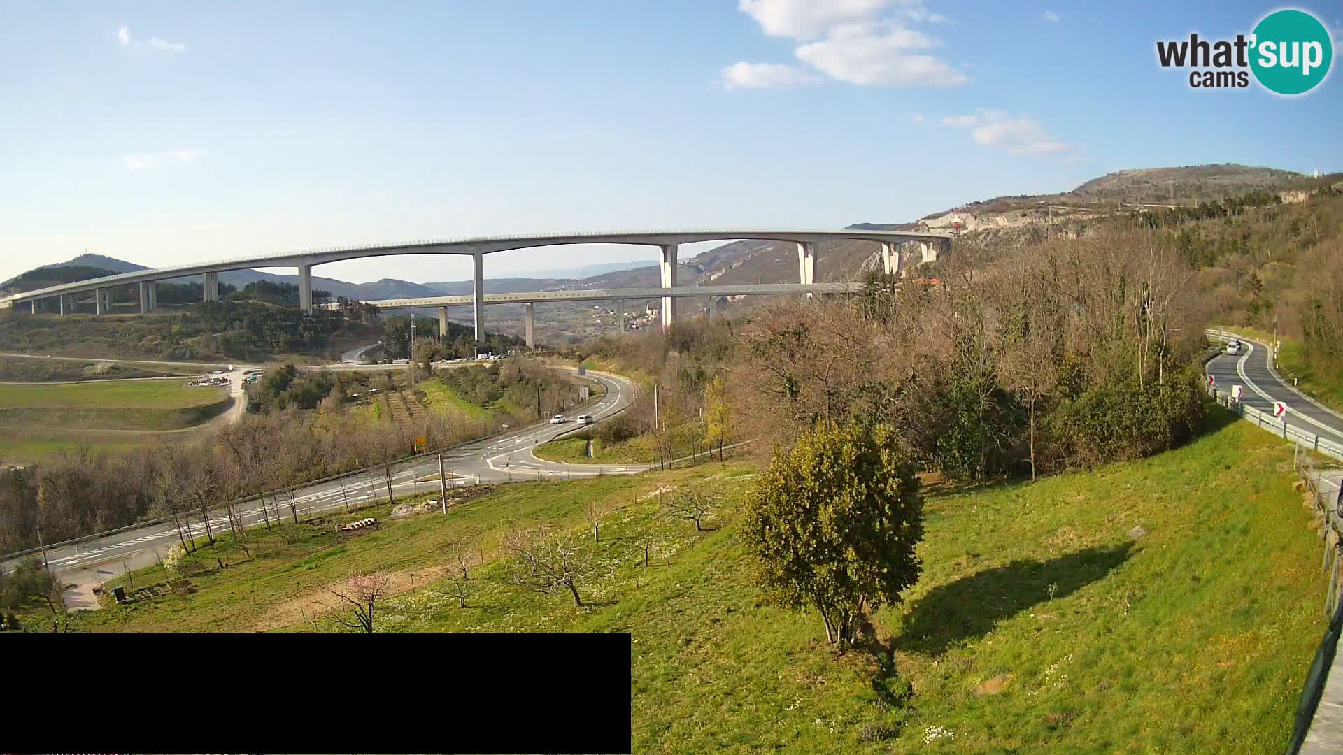 Camera en vivo Črni Kal Viaducto – Viki Burger