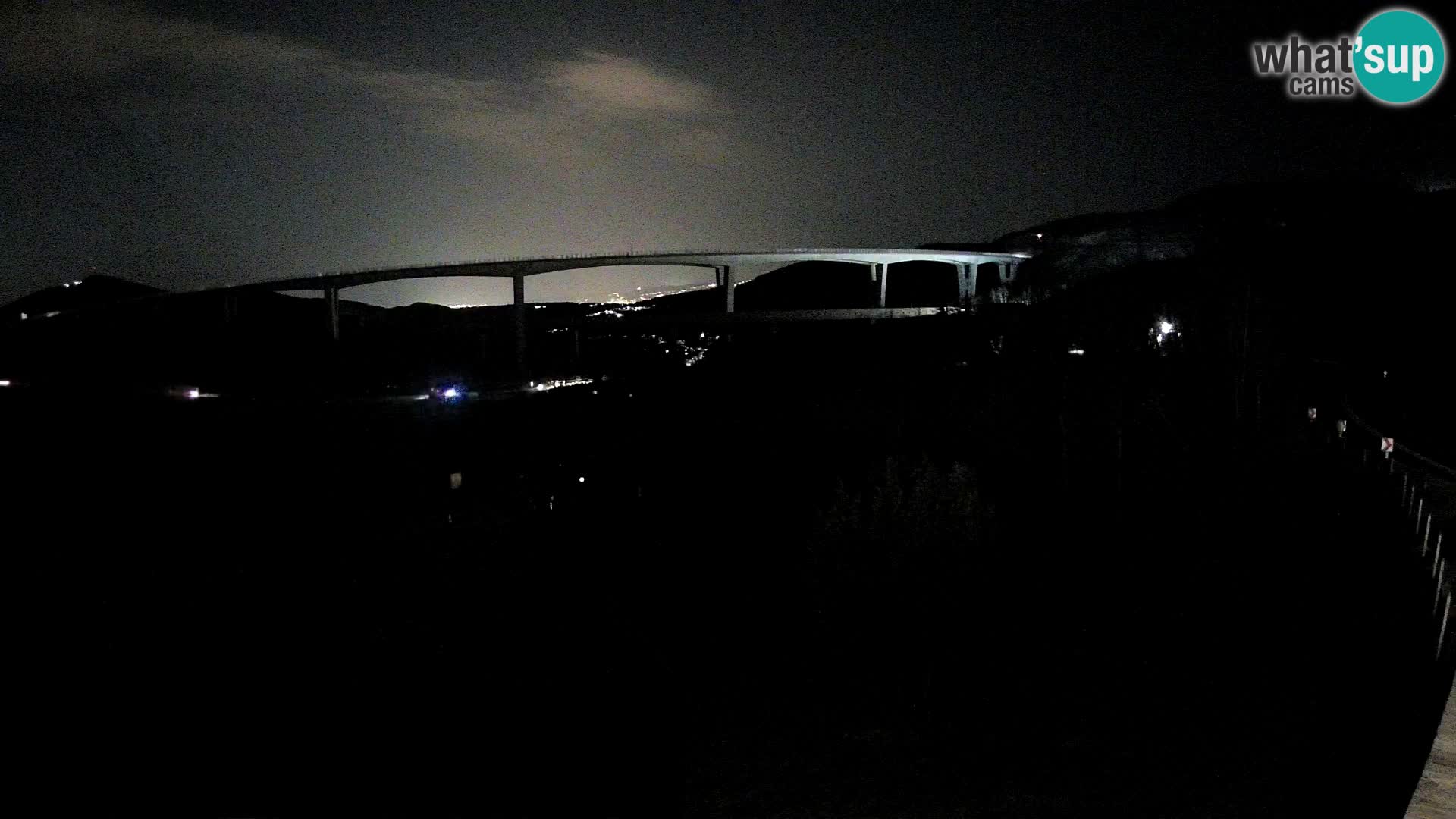 Livecam  Črni Kal Viadotto – panorama dal Viki Burger