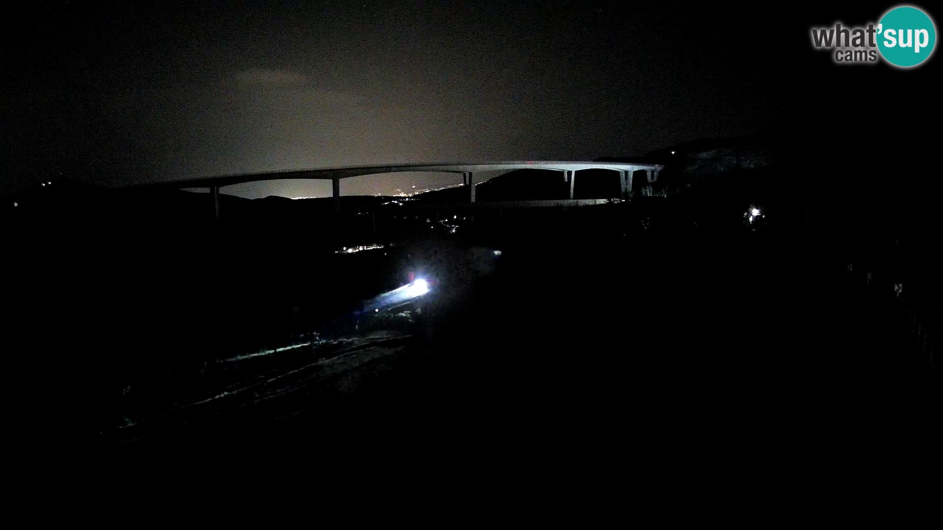 Kamera v živo Črni Kal Viadukt – pogled z Viki Burgerja