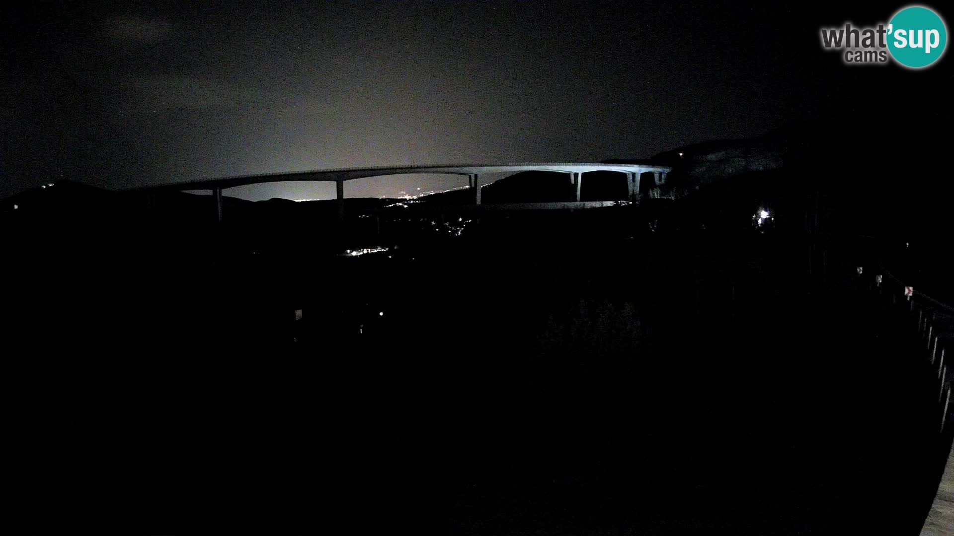 Web kamera Črni Kal Viadukt – pogled sa Viki Burgerja