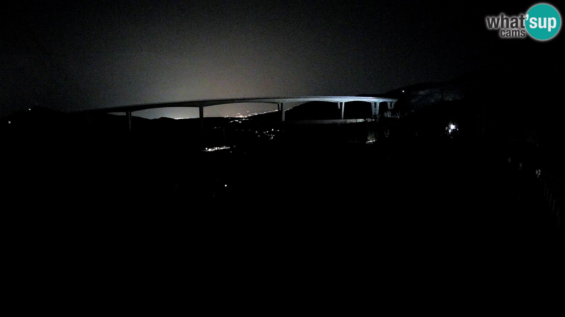 Webcam Črni Kal Viaduct – view from Viki Burger