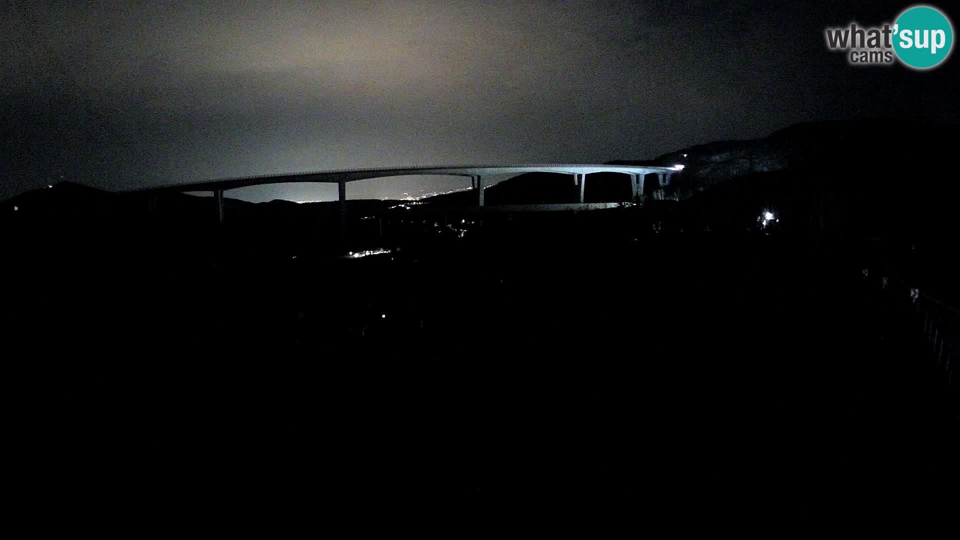 Webcam Črni Kal Viaduct – view from Viki Burger