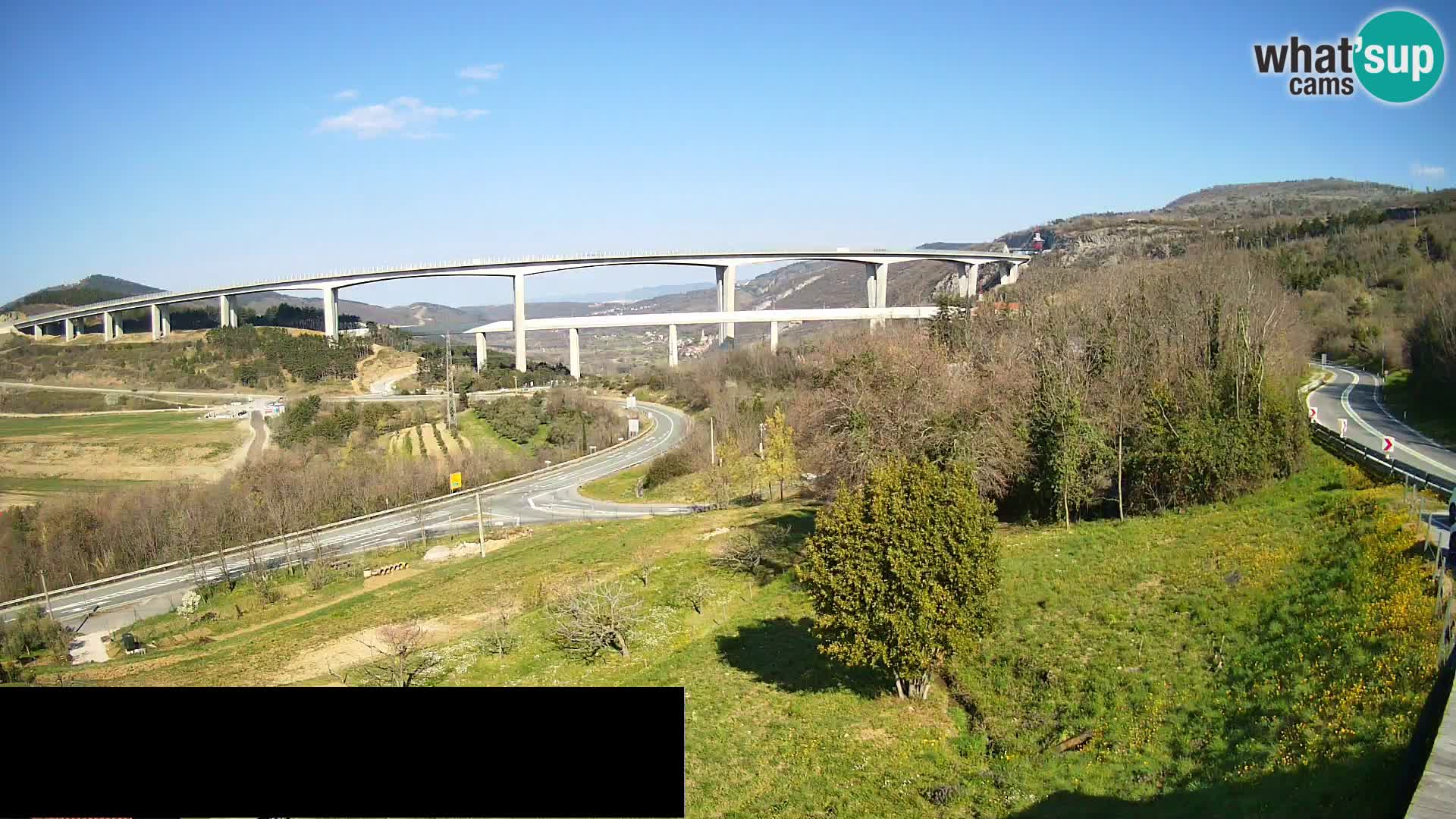 Webcam Črni Kal Viadukt – Viki Burger