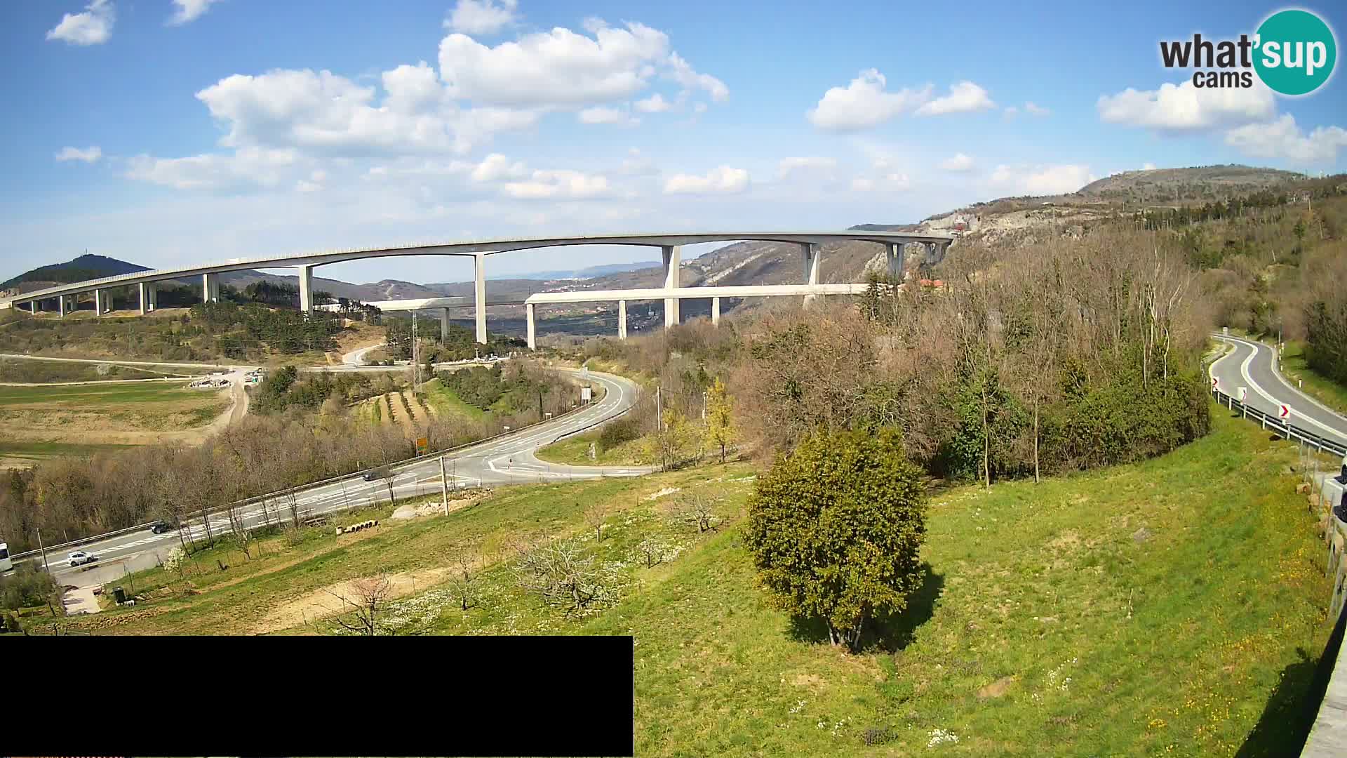 Camera en vivo Črni Kal Viaducto – Viki Burger
