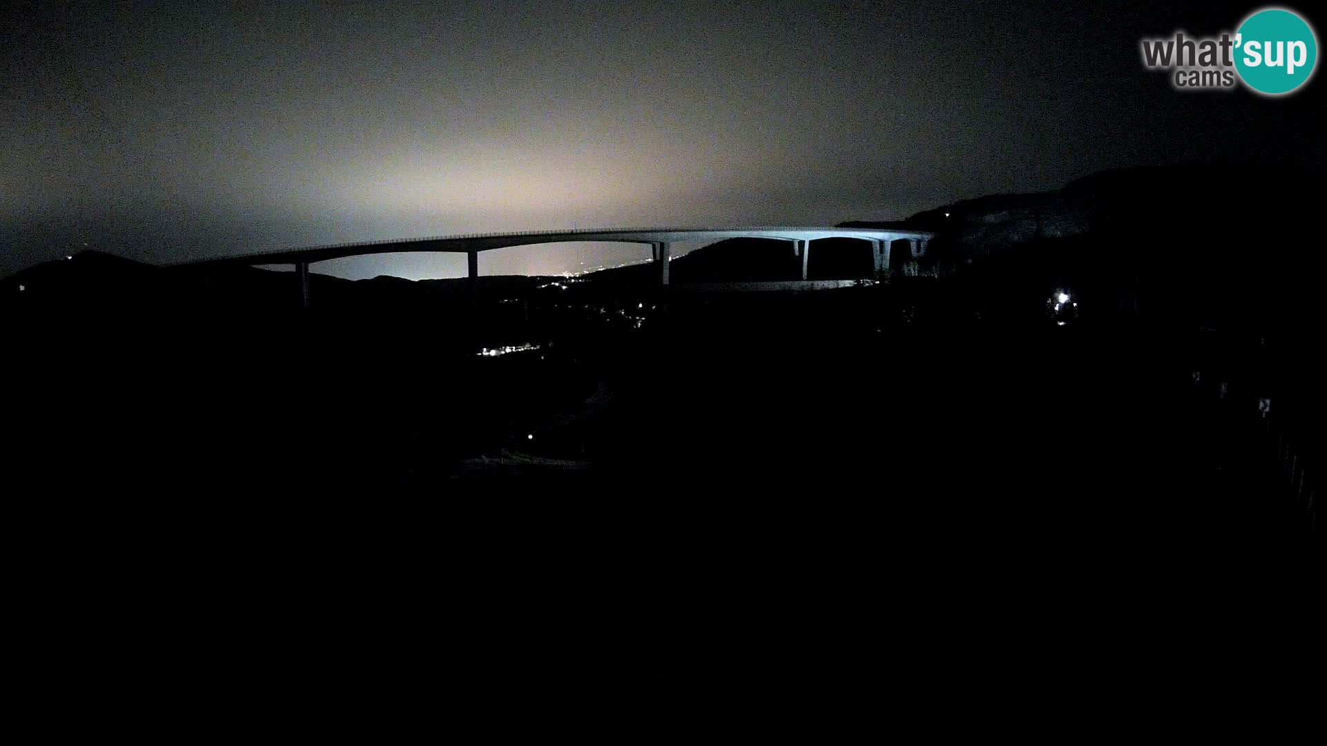 Livecam  Črni Kal Viadotto – panorama dal Viki Burger