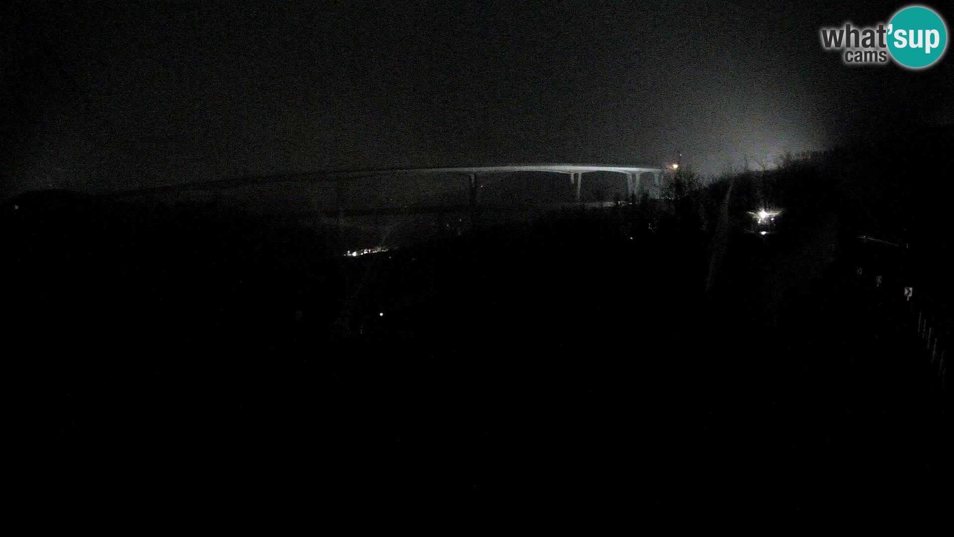 Livecam  Črni Kal Viadotto – panorama dal Viki Burger