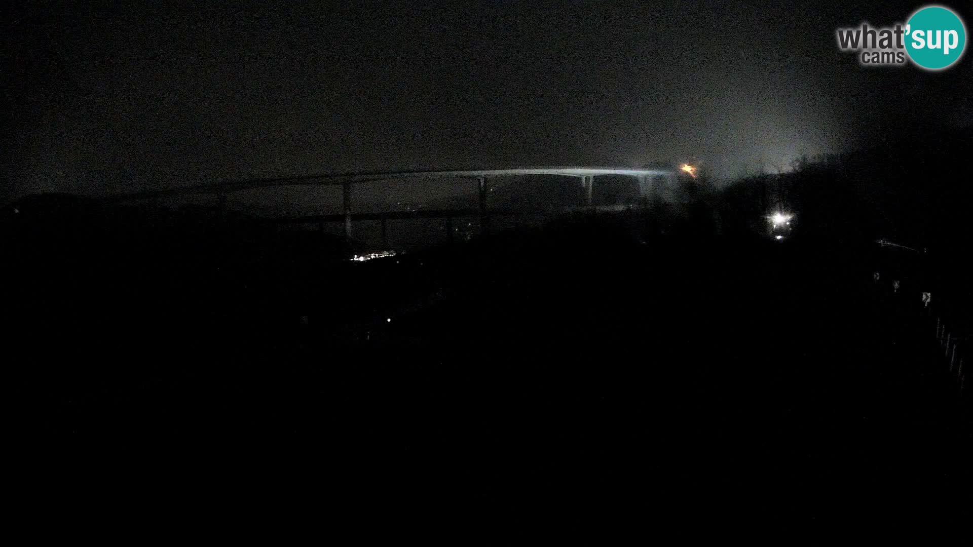 Livecam  Črni Kal Viadotto – panorama dal Viki Burger