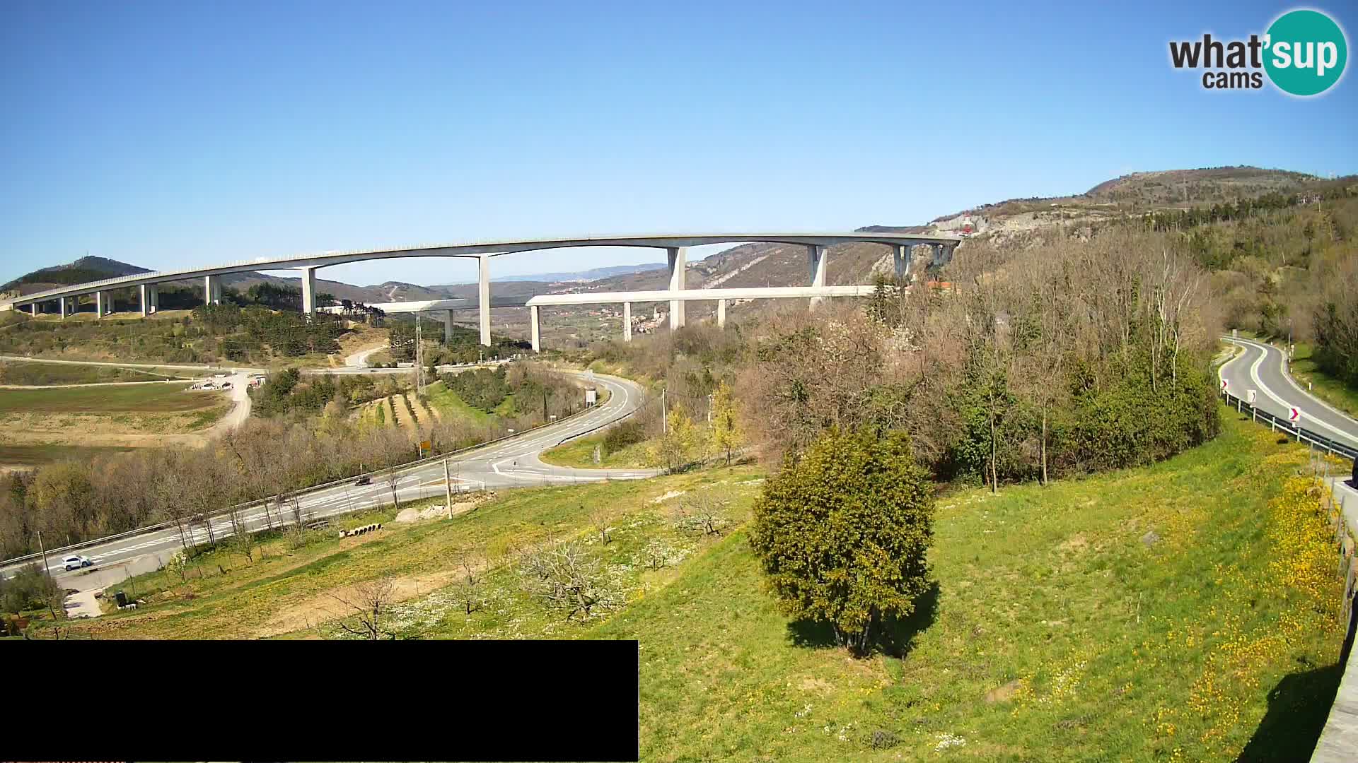 Live cam Črni Kal Viaduc – Viki Burger