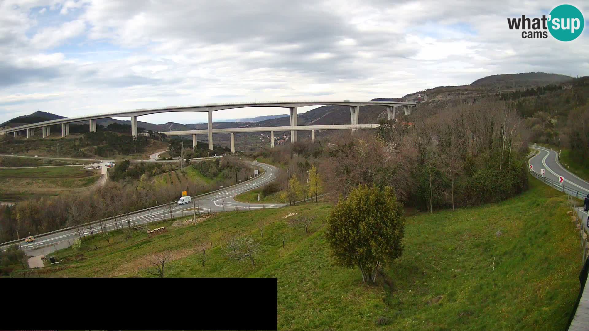 Camera en vivo Črni Kal Viaducto – Viki Burger