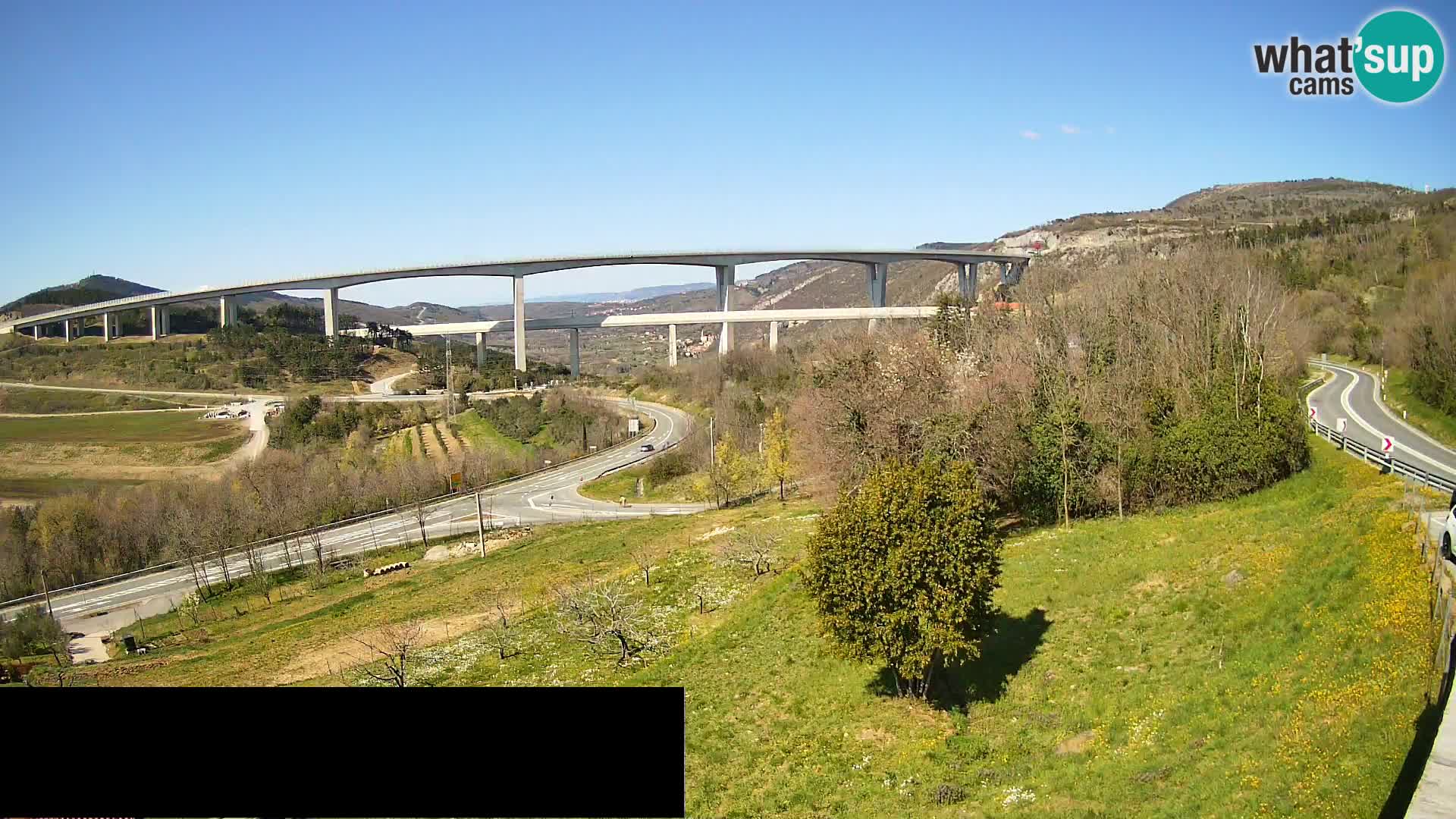 Live cam Črni Kal Viaduc – Viki Burger
