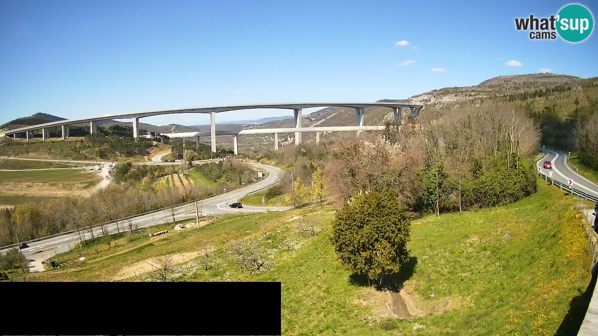 Camera en vivo Črni Kal Viaducto – Viki Burger