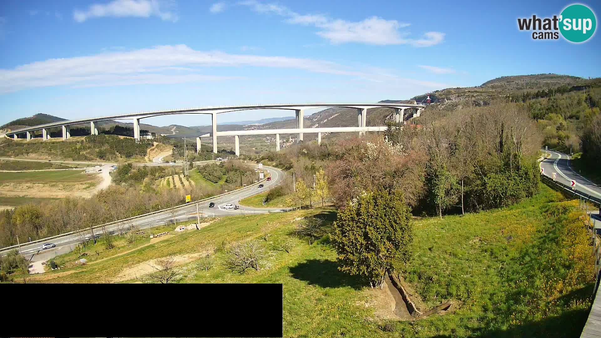 Webcam Črni Kal Viadukt – Viki Burger