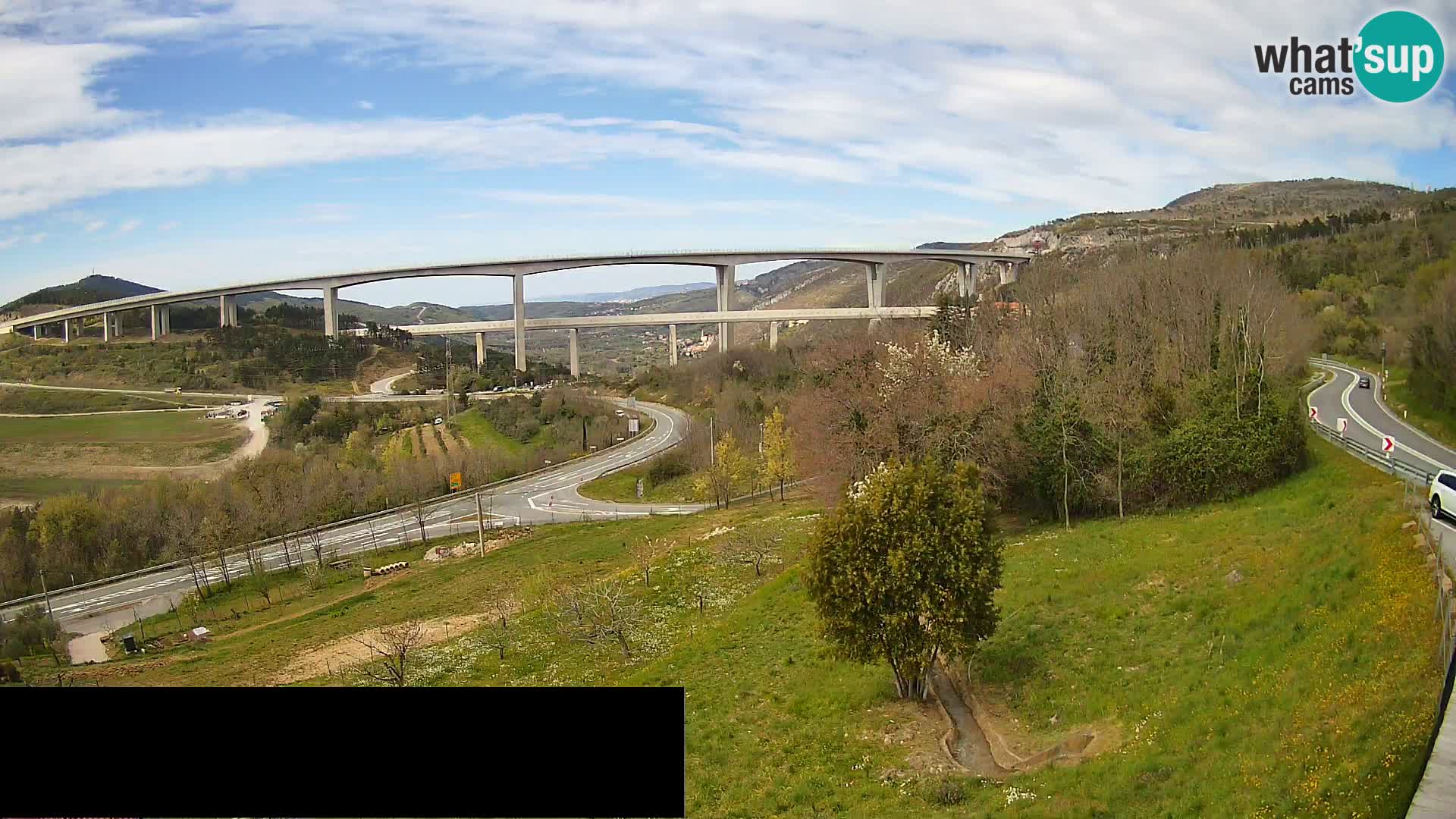 Camera en vivo Črni Kal Viaducto – Viki Burger