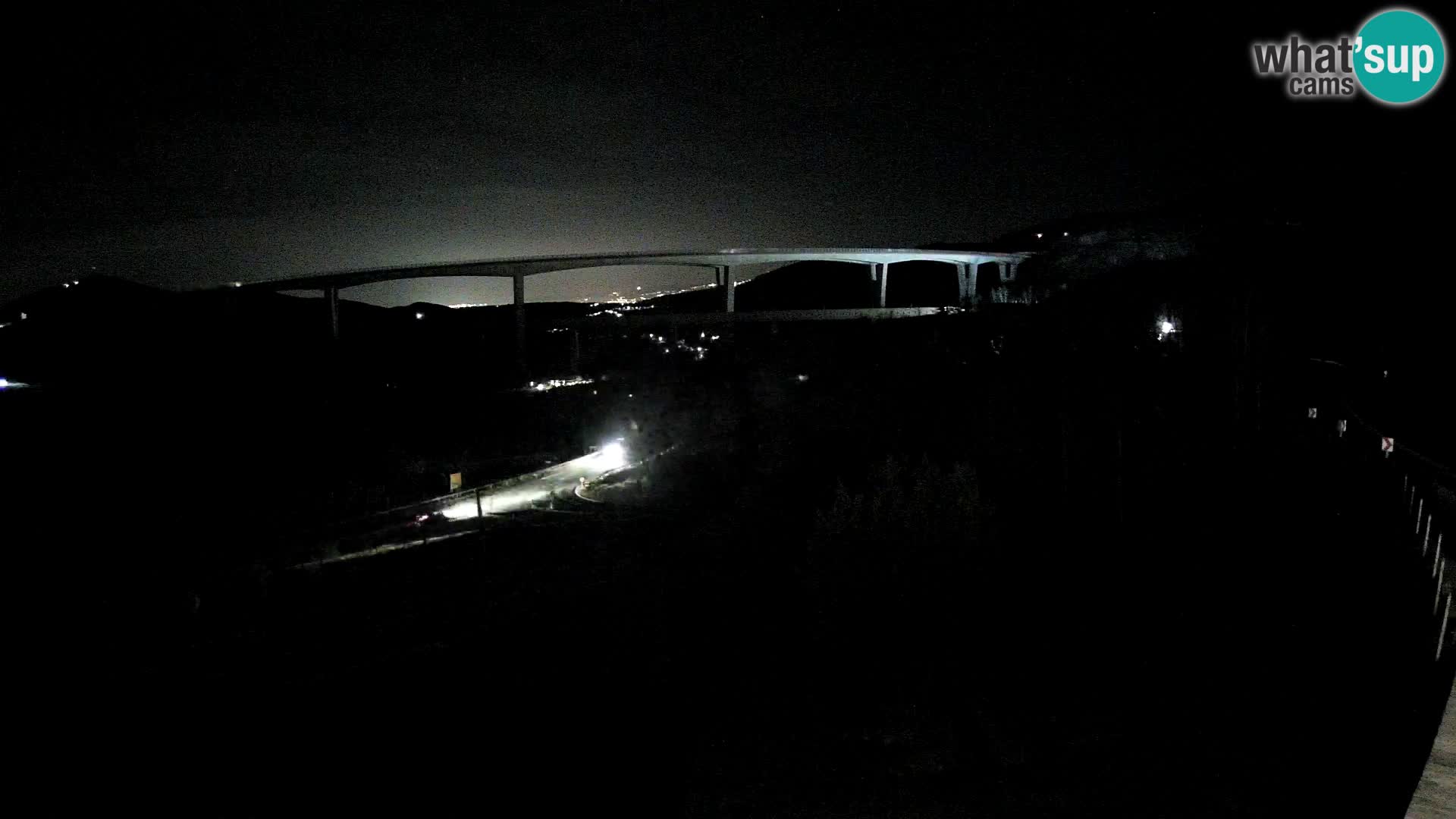 Web kamera Črni Kal Viadukt – pogled sa Viki Burgerja