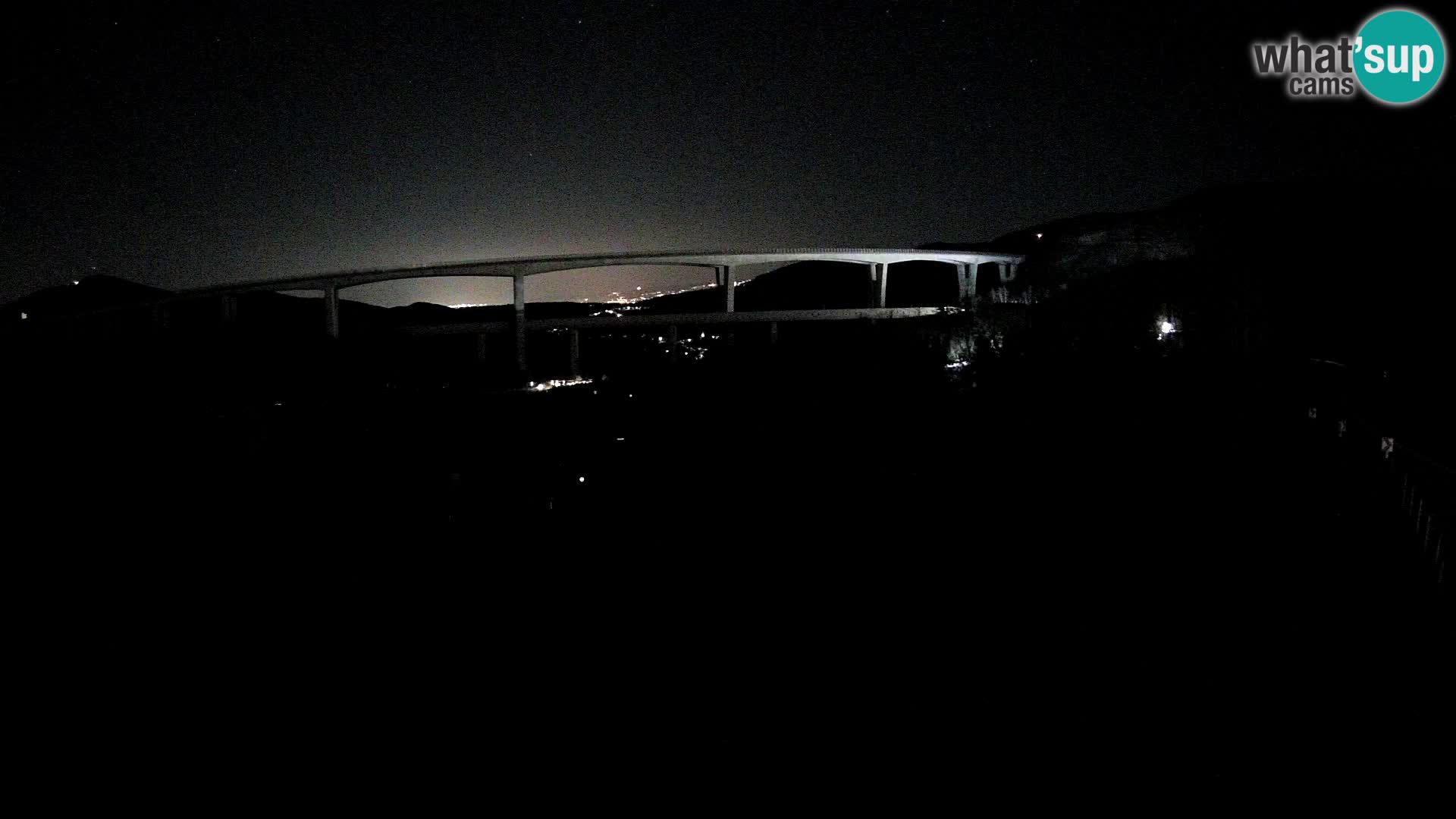 Kamera v živo Črni Kal Viadukt – pogled z Viki Burgerja