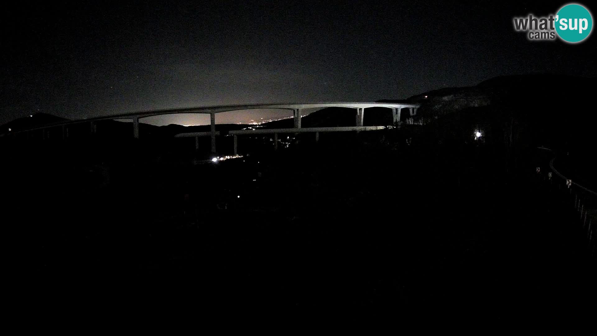 Livecam  Črni Kal Viadotto – panorama dal Viki Burger