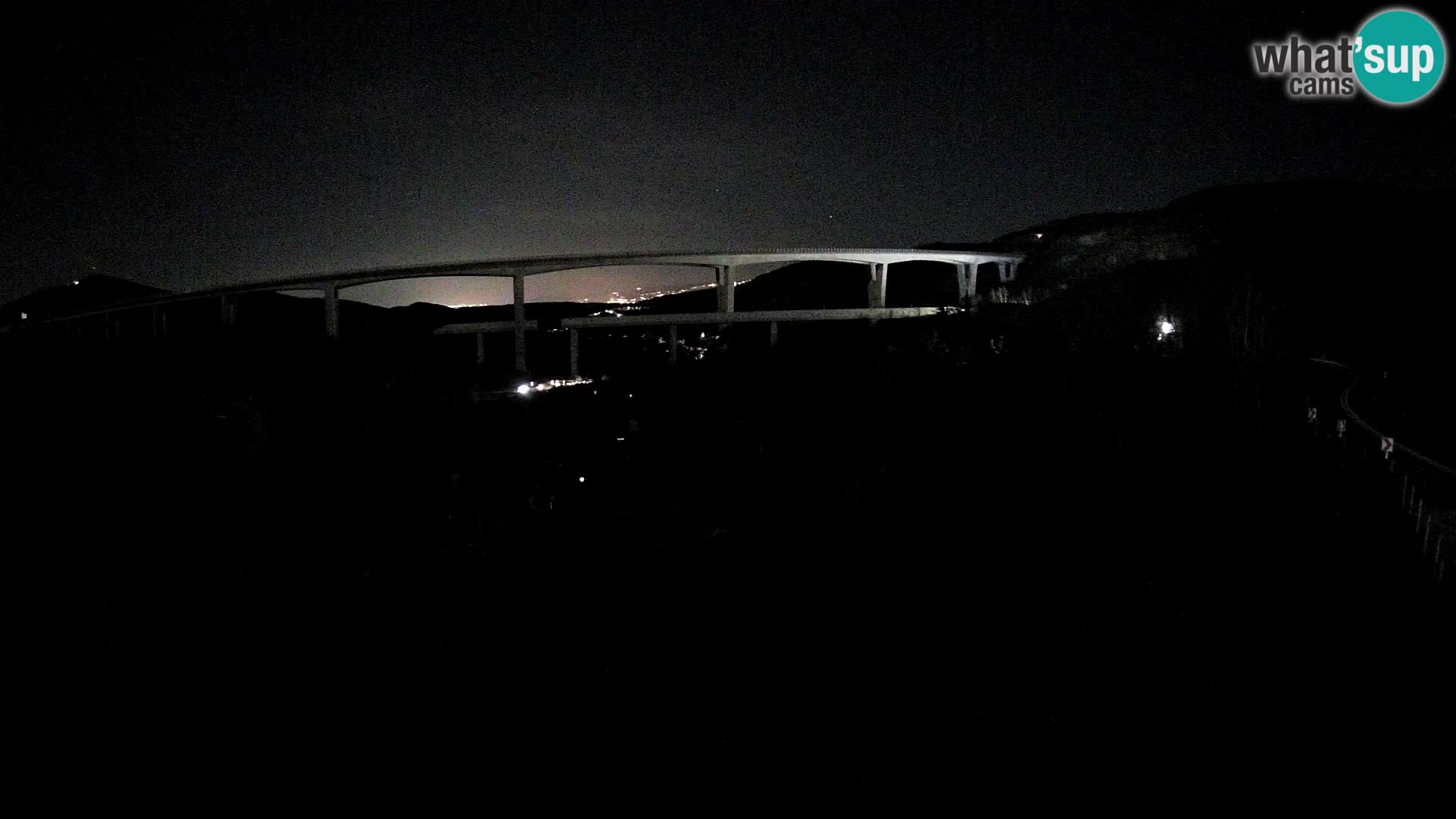 Livecam  Črni Kal Viadotto – panorama dal Viki Burger