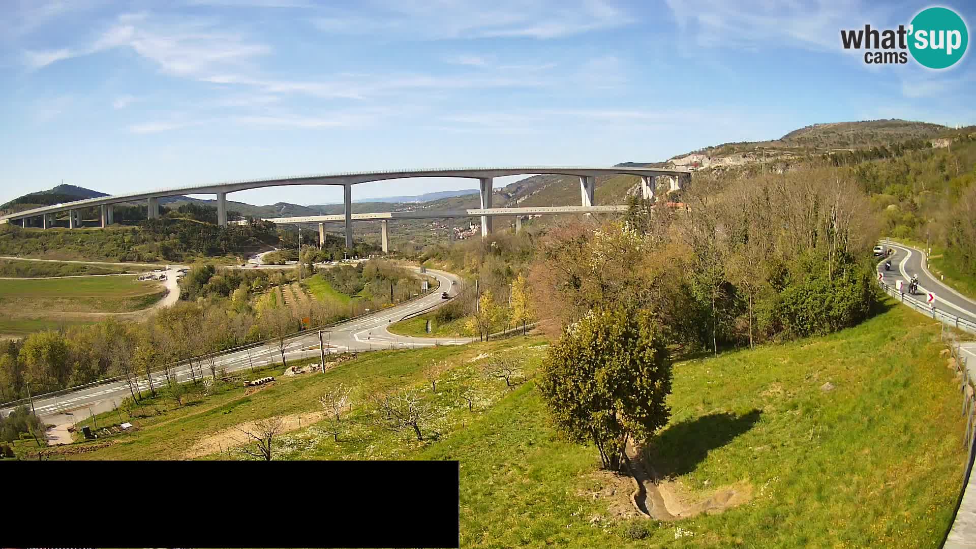 Camera en vivo Črni Kal Viaducto – Viki Burger