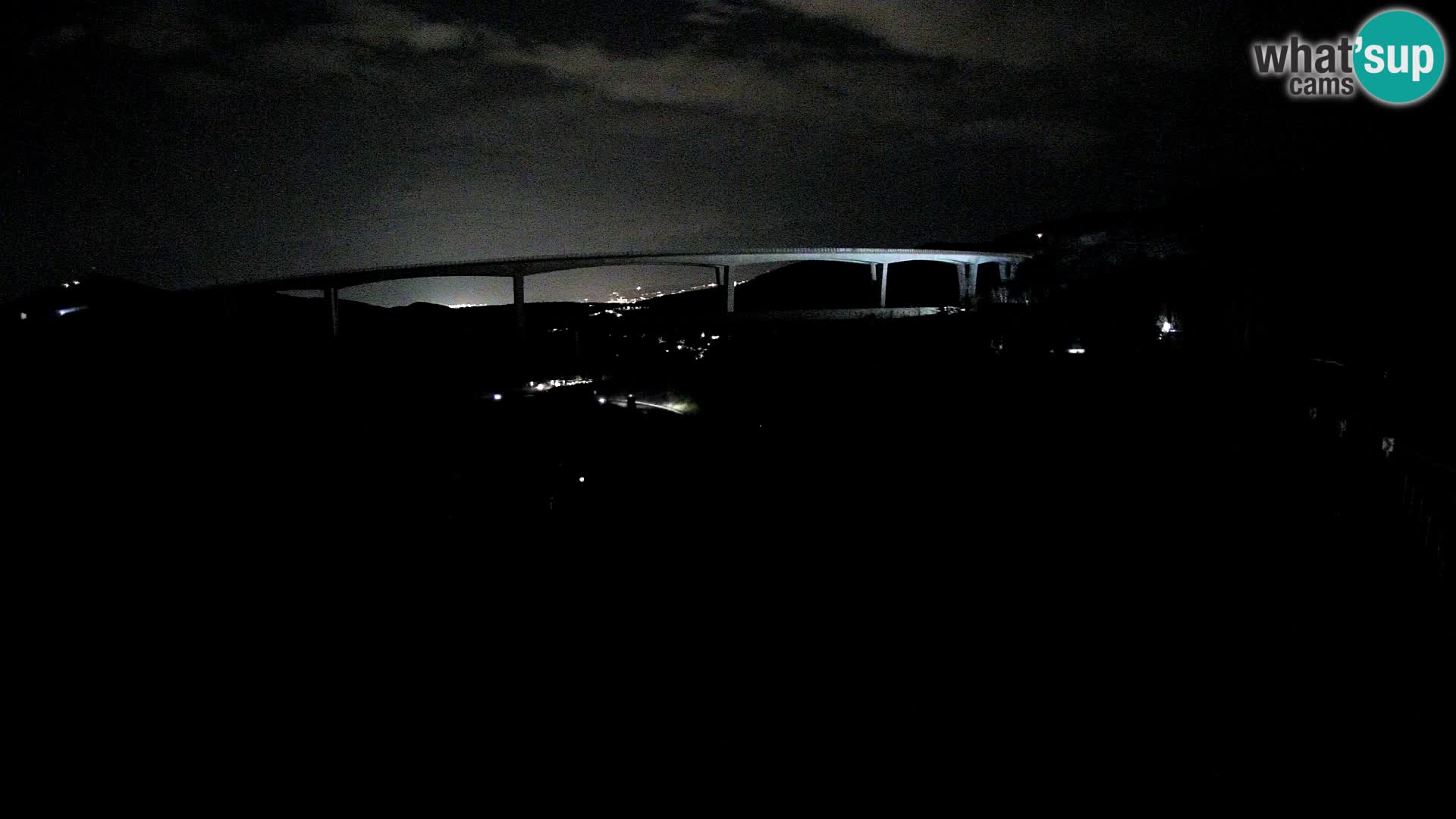 Livecam  Črni Kal Viadotto – panorama dal Viki Burger